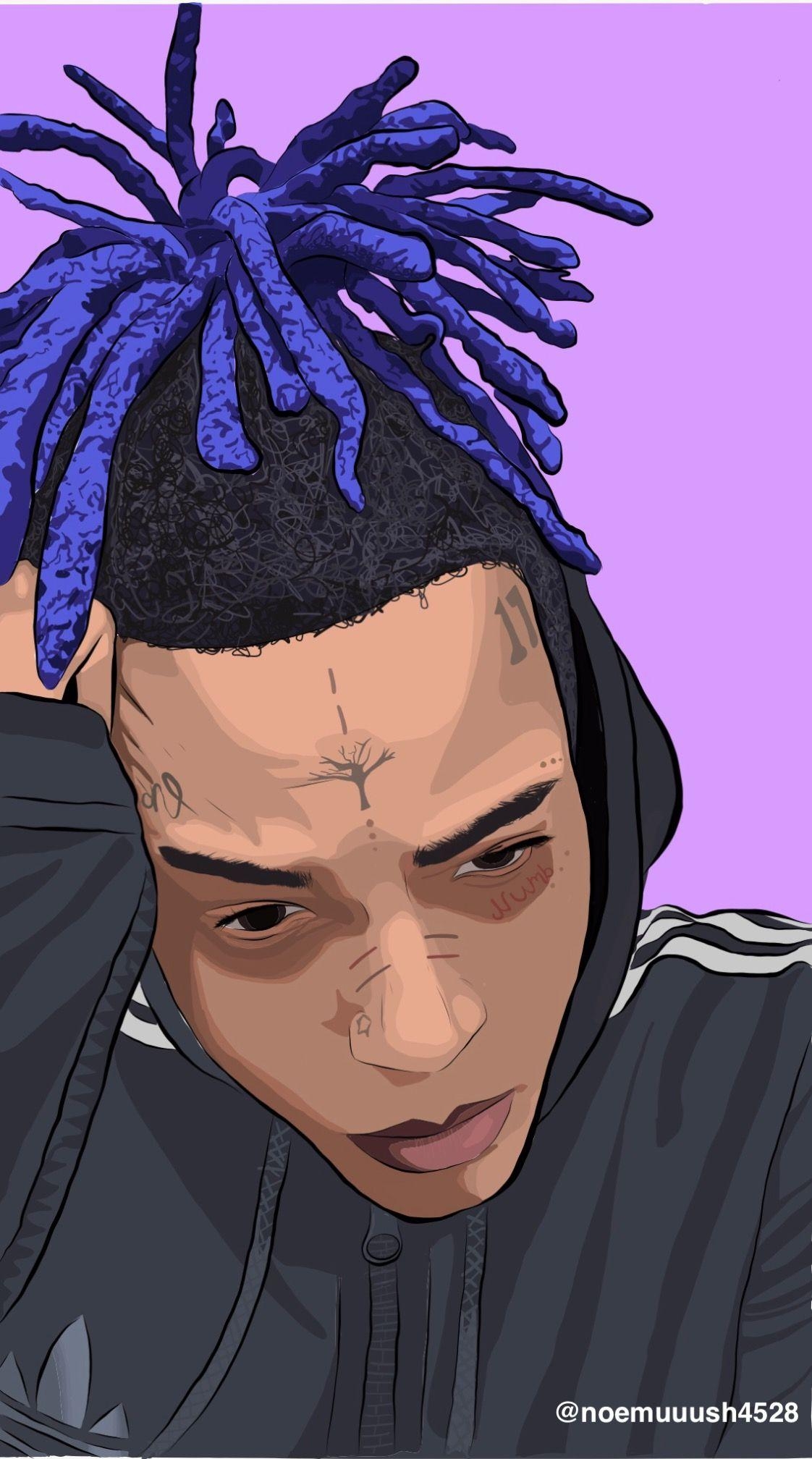 1130x2020 XXXTENTACION. *gone to soon* LLJ. Rapper art, Phone