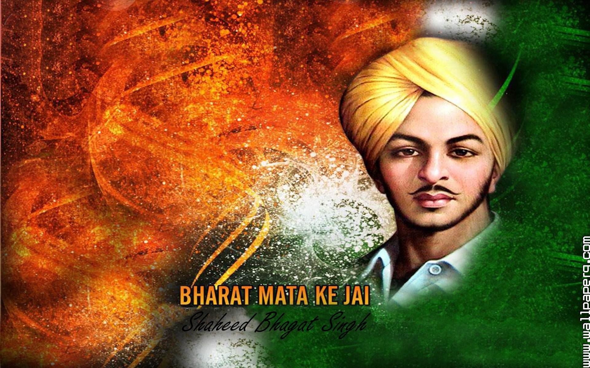 1920x1200 Download Shaheed bhagat singh greetings for republic day day wallpaper for your mobile cell phone, Desktop