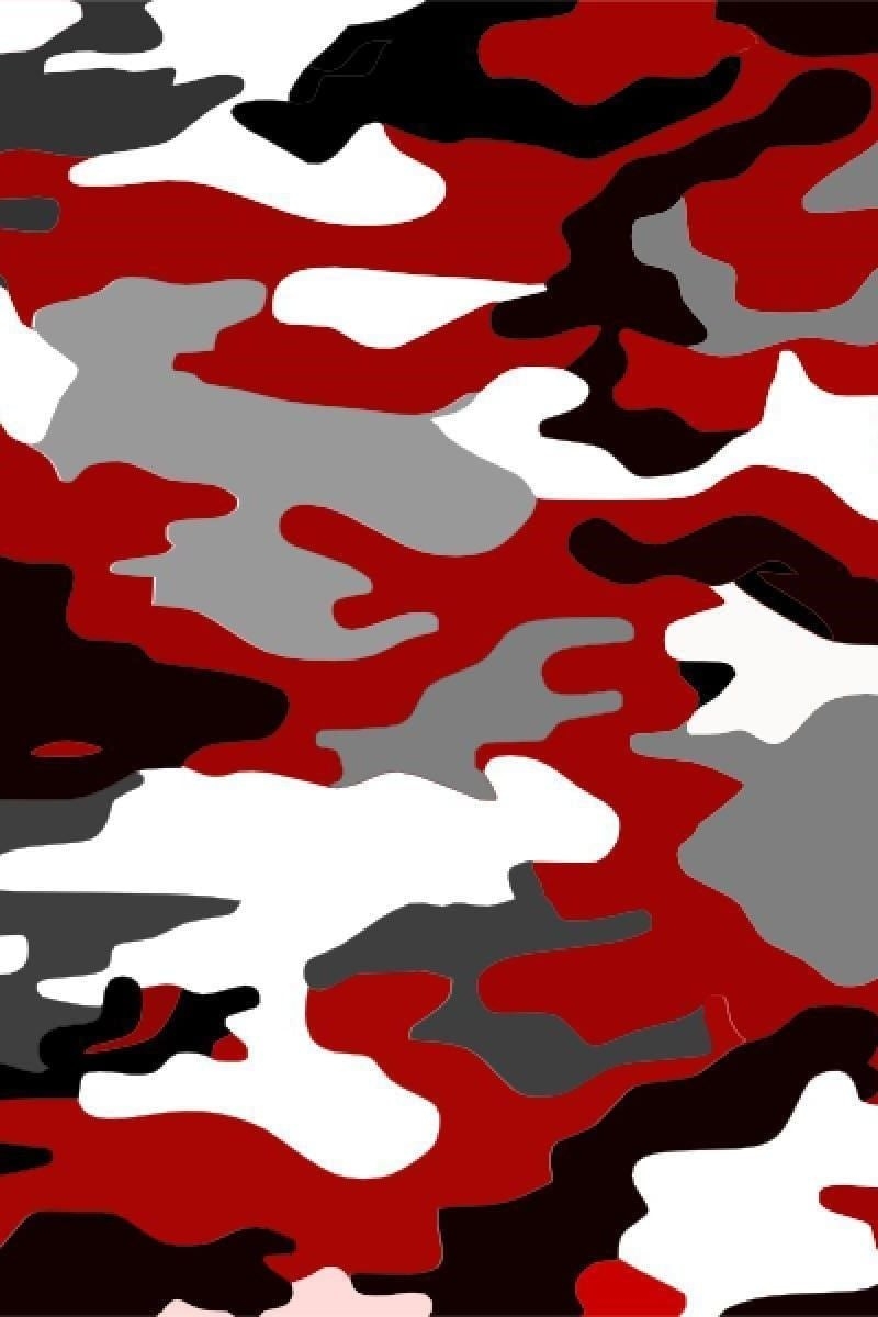 800x1200 Red Camo Wallpaper iPhone Free HD Wallpaper, Phone