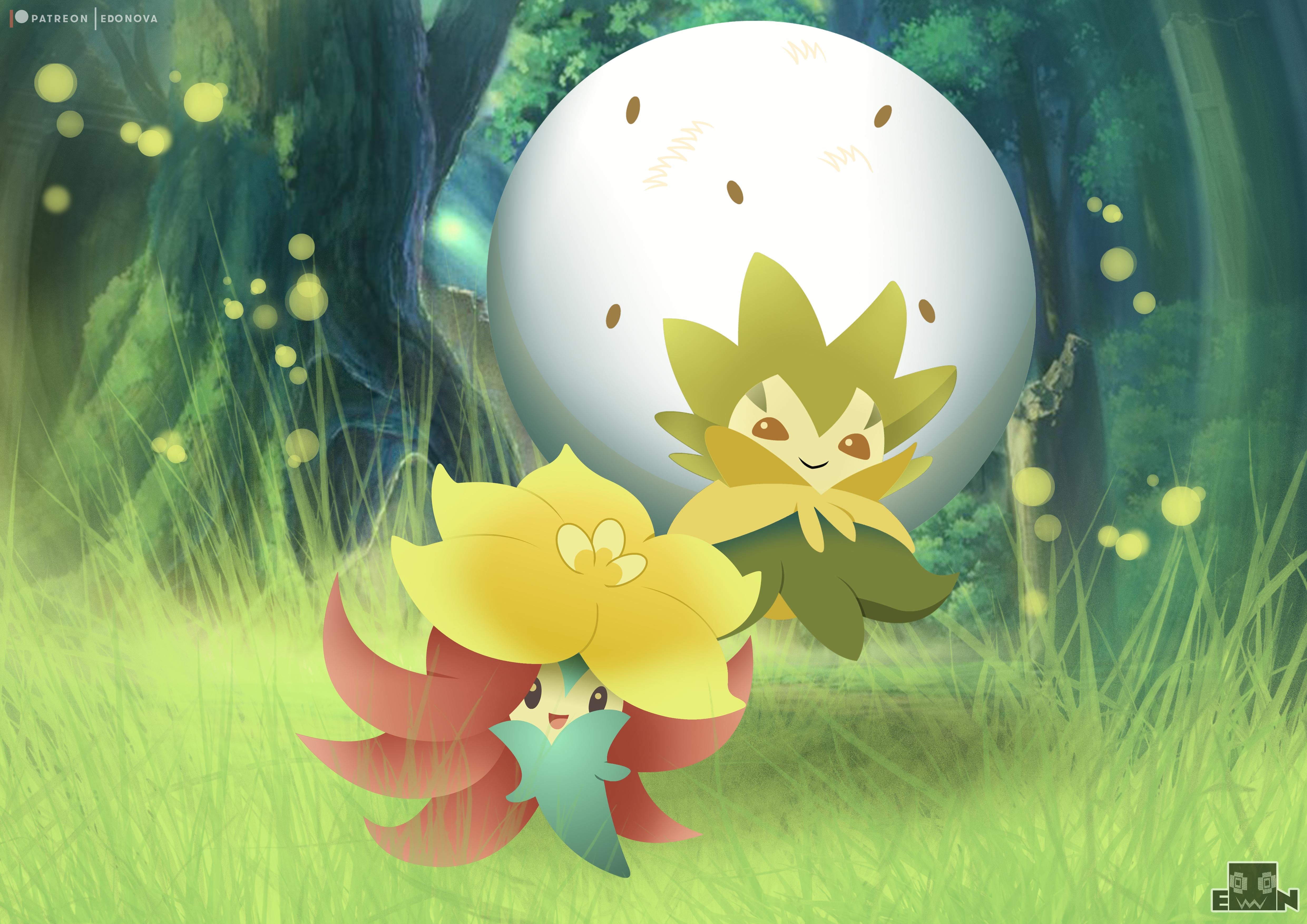 4970x3510 Gossifleur & Eldegoss by EdoNova87 on Newgrounds, Desktop