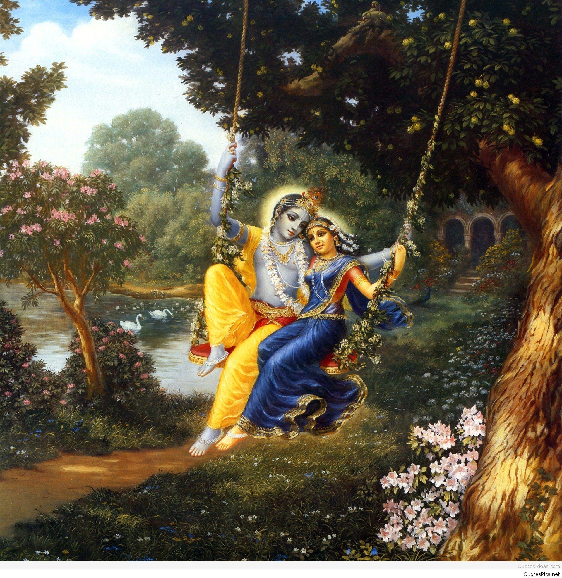 1920x1980 Full HD Wallpaper For Android Mobile Krishna And Radha, Phone