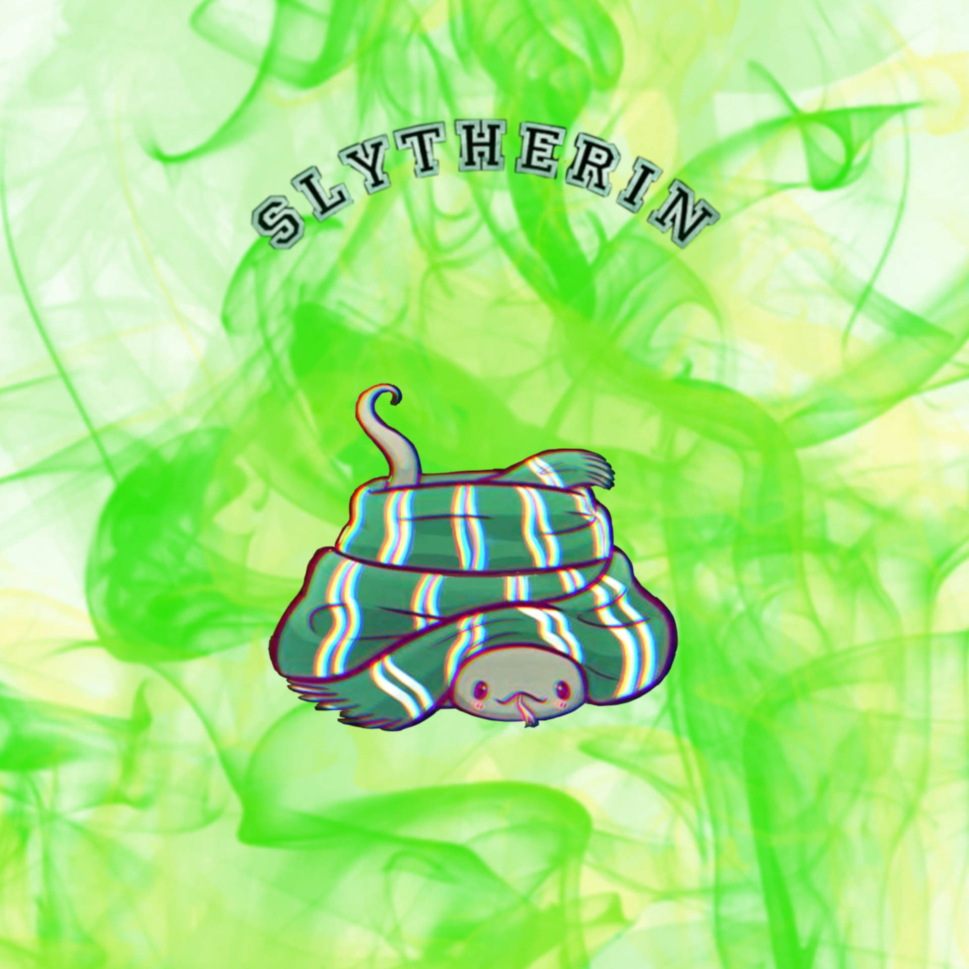 1920x1920 Download free Cute Retrowave Slytherin, Phone