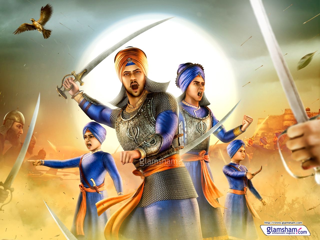 1280x960 Chaar Sahibzaade Gobind Singh Ji And His Sons, Desktop