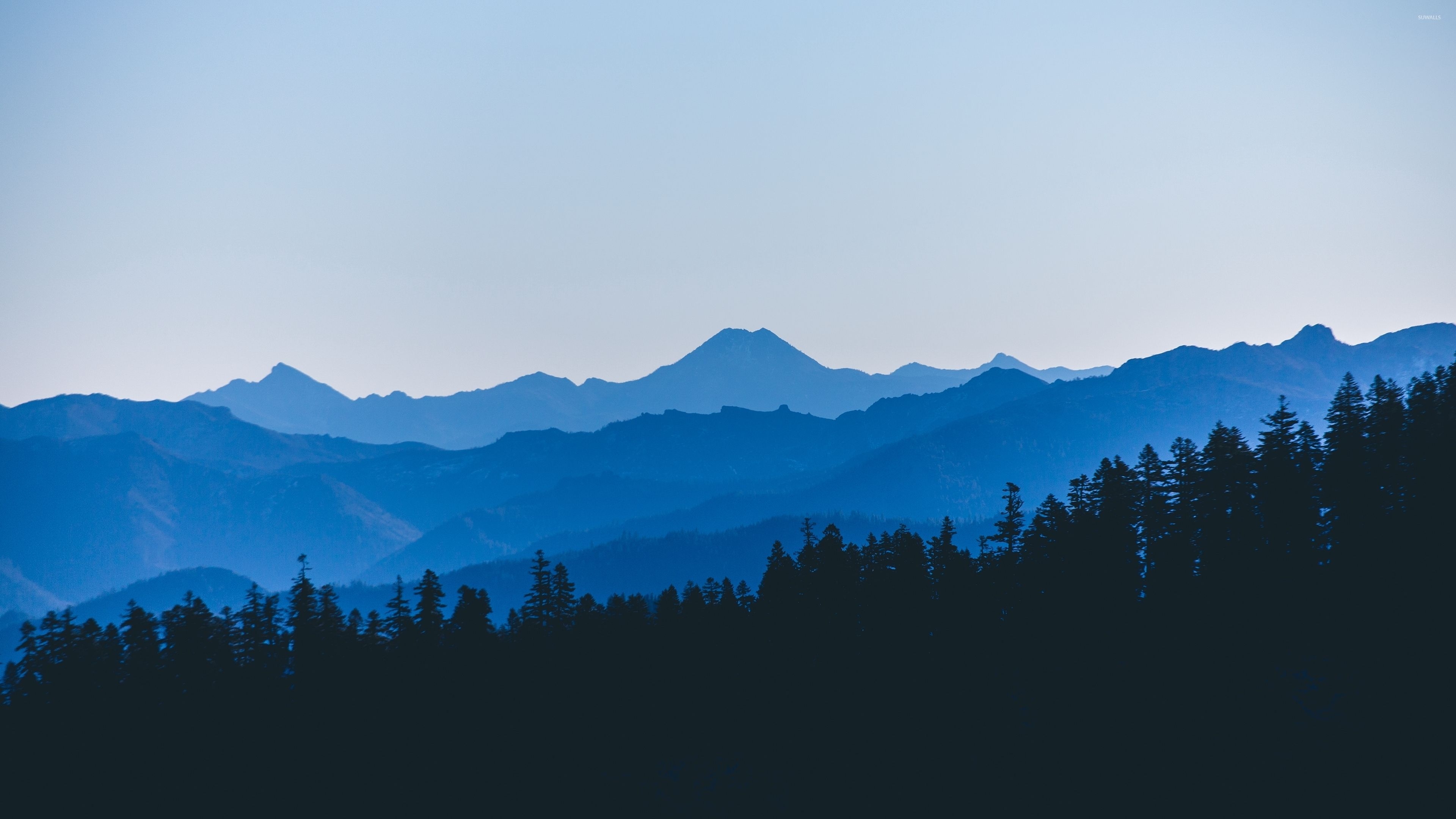 3840x2160 Blue Mountain Wallpaper, Desktop