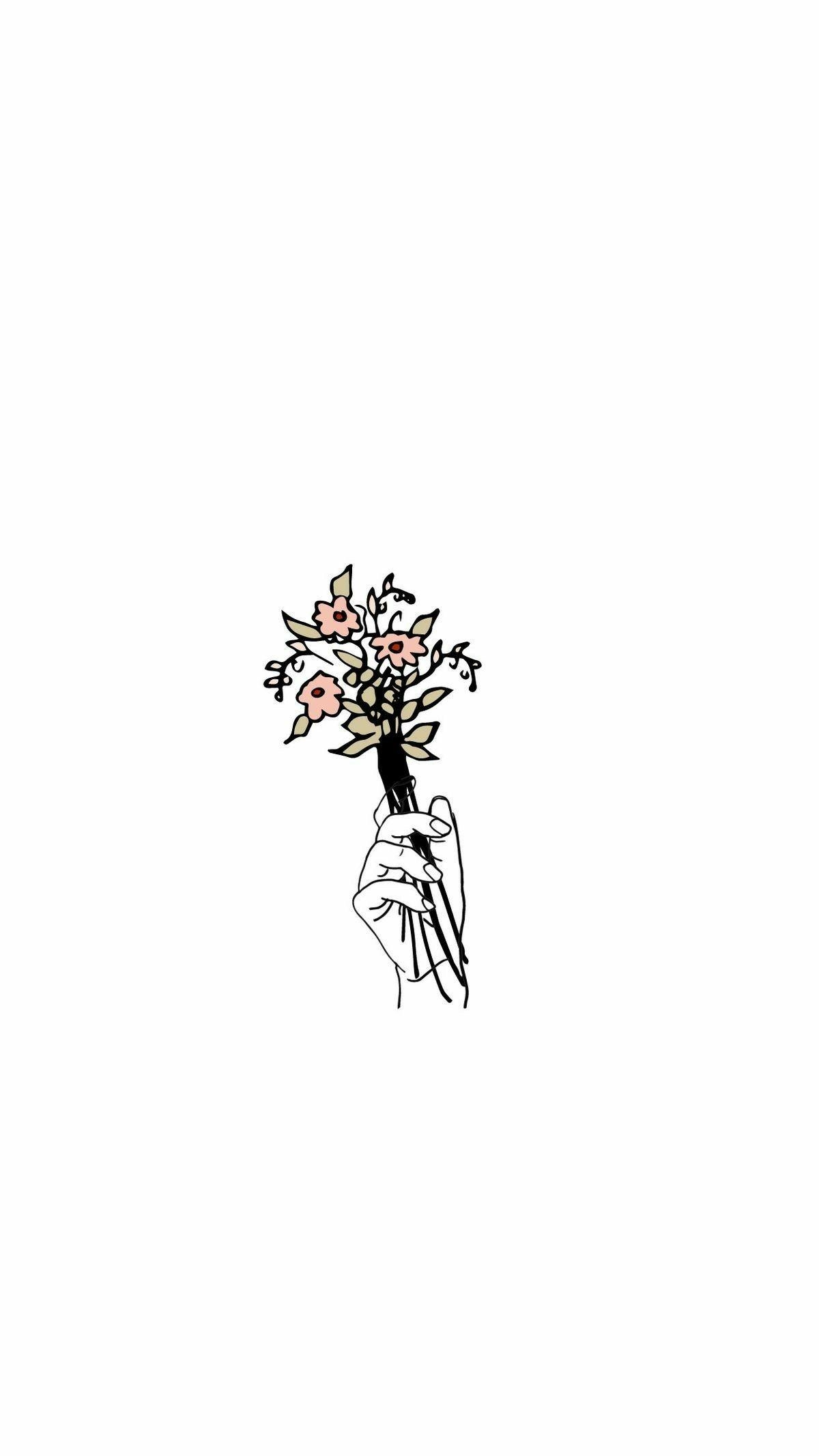 1200x2140 Handful of wildflowers. wallpaprs. Minimalist wallpaper, Aesthetic, Phone