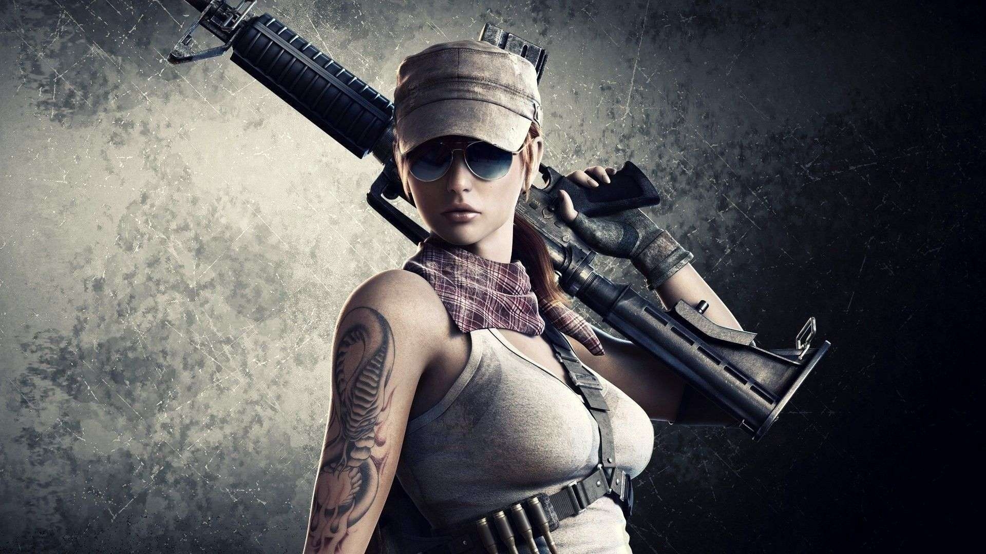 1920x1080 4k Wallpaper Gaming Girl, Desktop