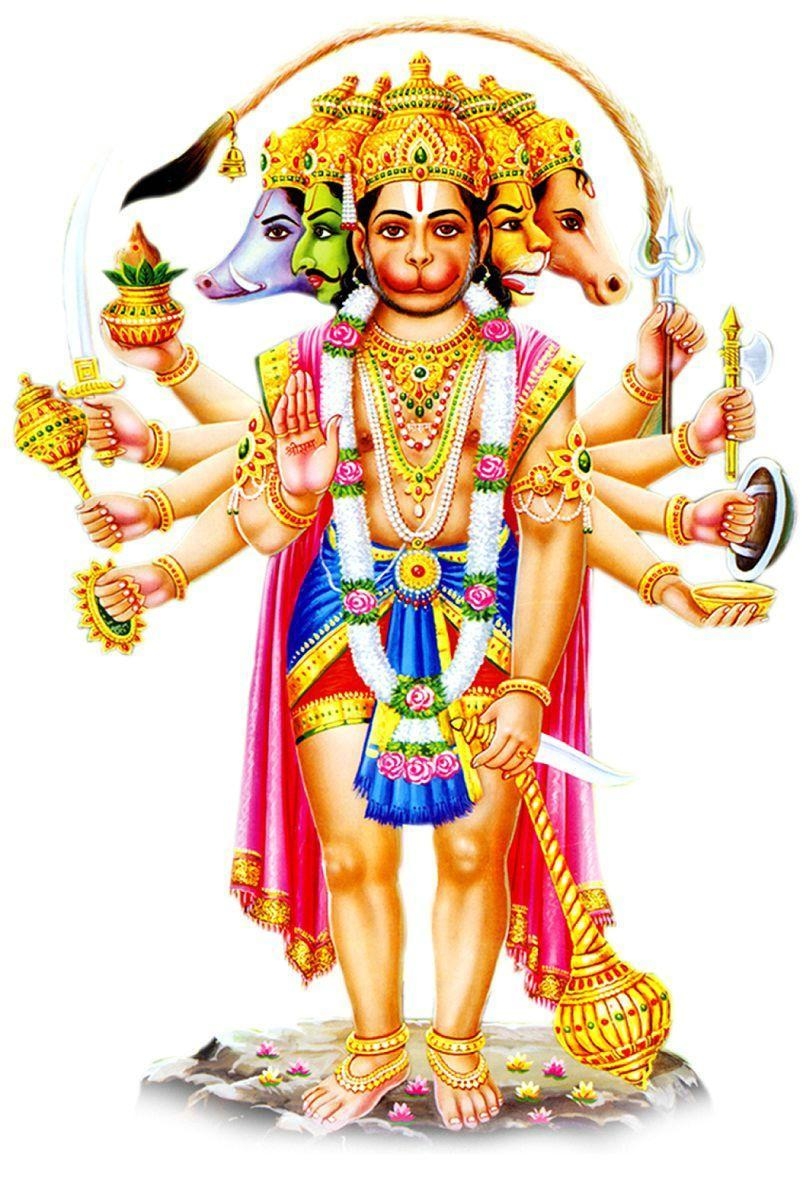 810x1200 Panchmukhi Hanuman Wallpaper HDapkpure.com, Phone