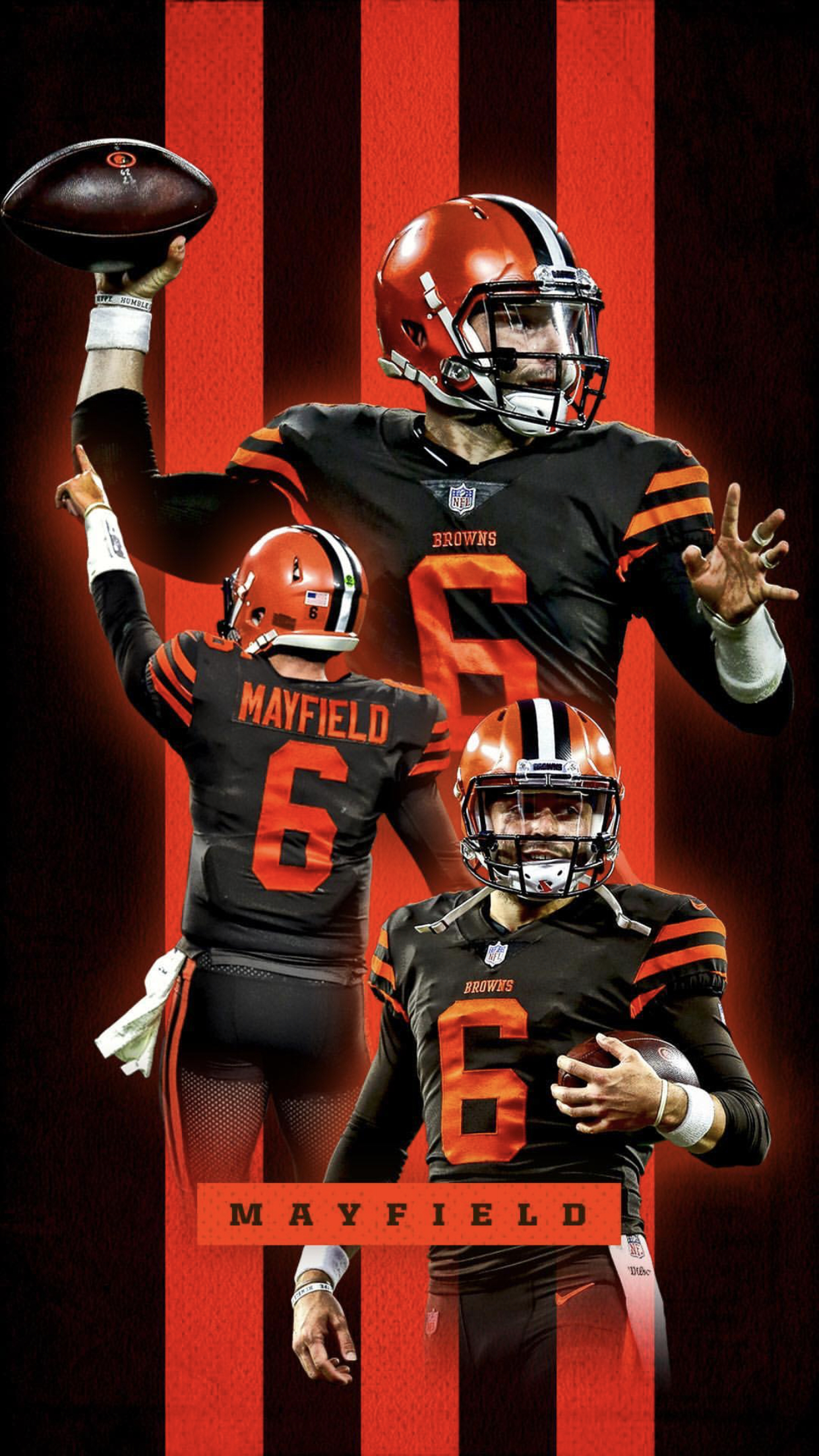 1250x2210 Baker Mayfield Cleveland Browns, Phone