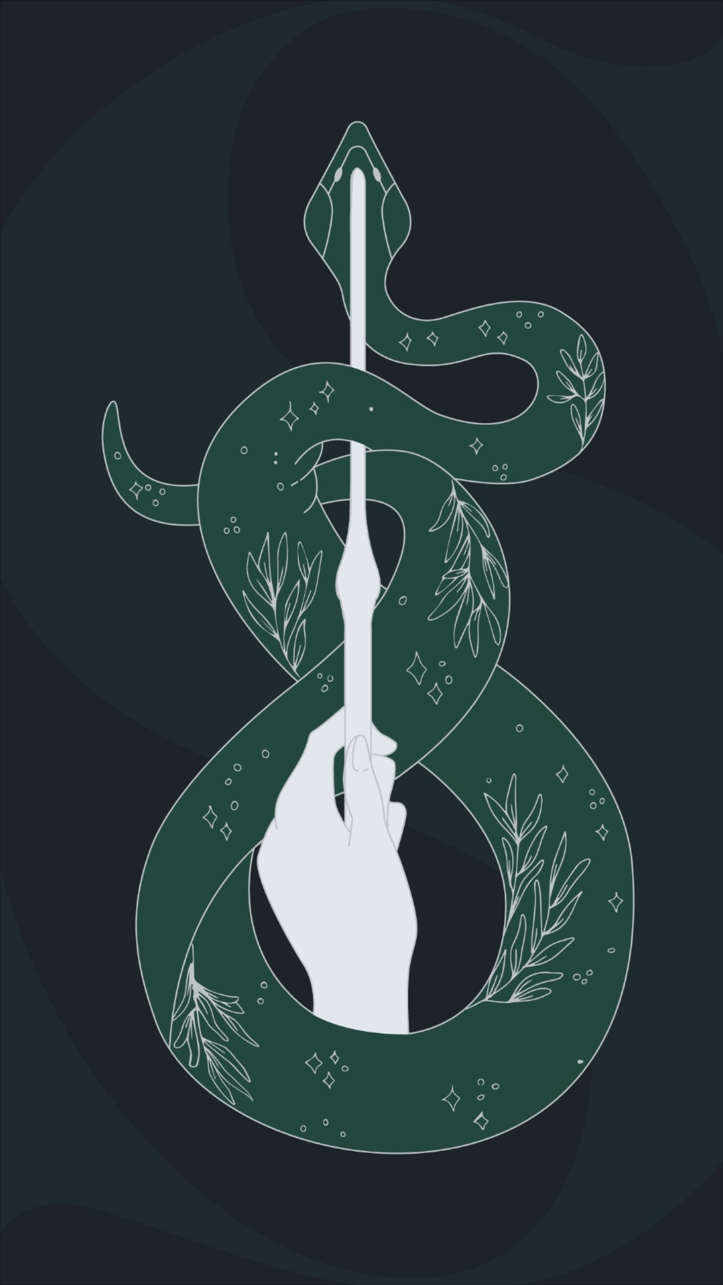 1440x2560 Slytherin Wallpaper. Harry potter wallpaper, Slytherin wallpaper, Harry potter aesthetic, Phone