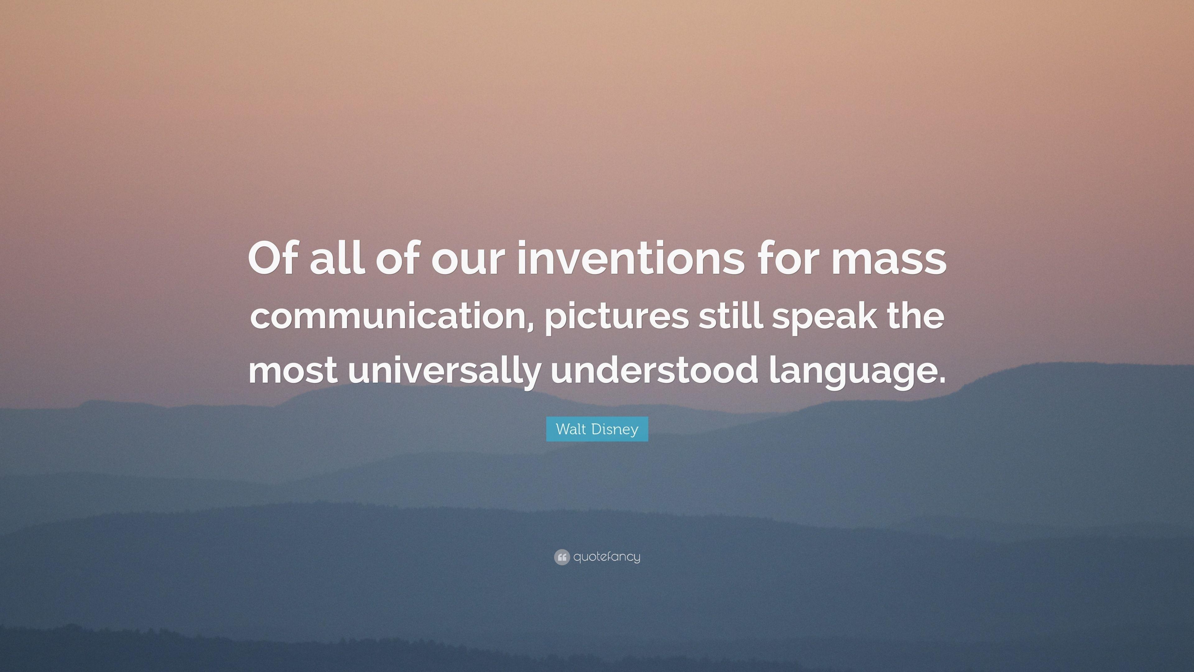 3840x2160 Walt Disney Quote: “Of all of our inventions for mass, Desktop