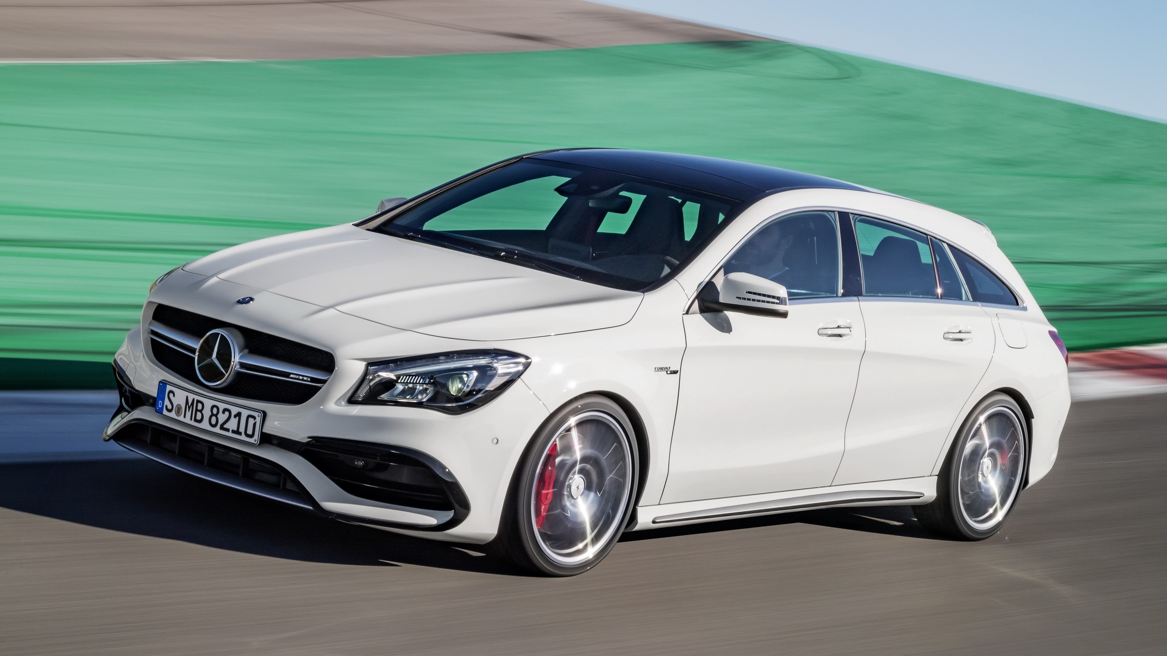 2400x1350 Mercedes AMG CLA45 Shooting Brake Picture, Photo, Wallpaper, Desktop