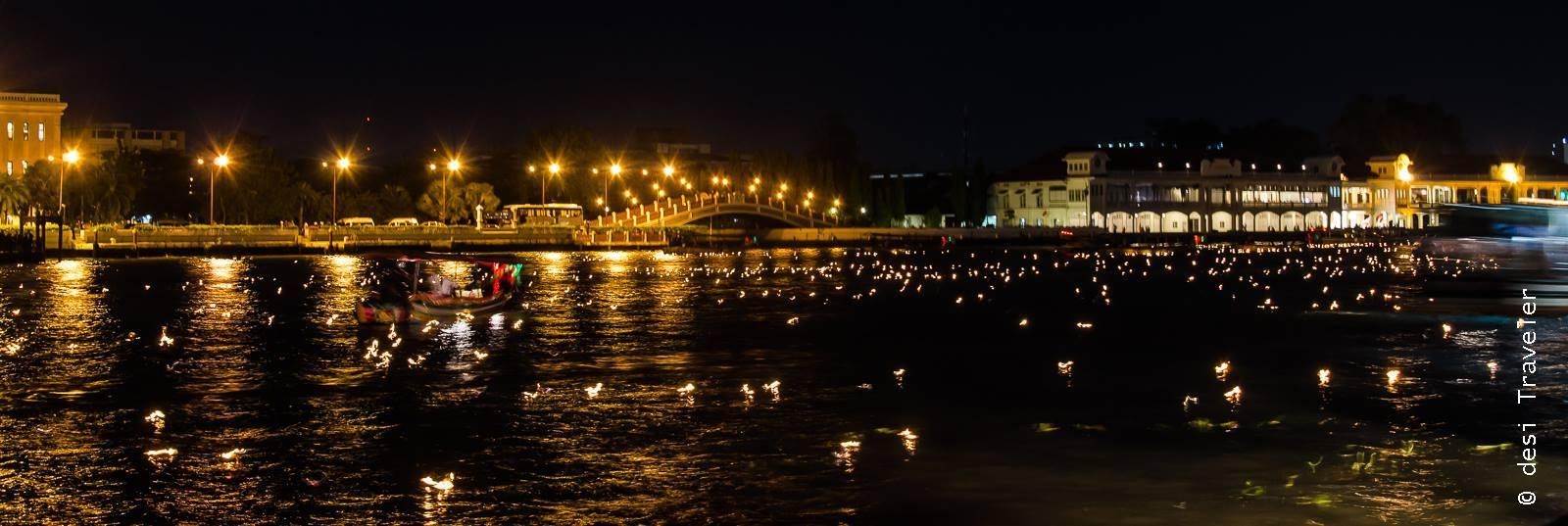 1600x540 Loi Krathong Festival Thailand, Dual Screen