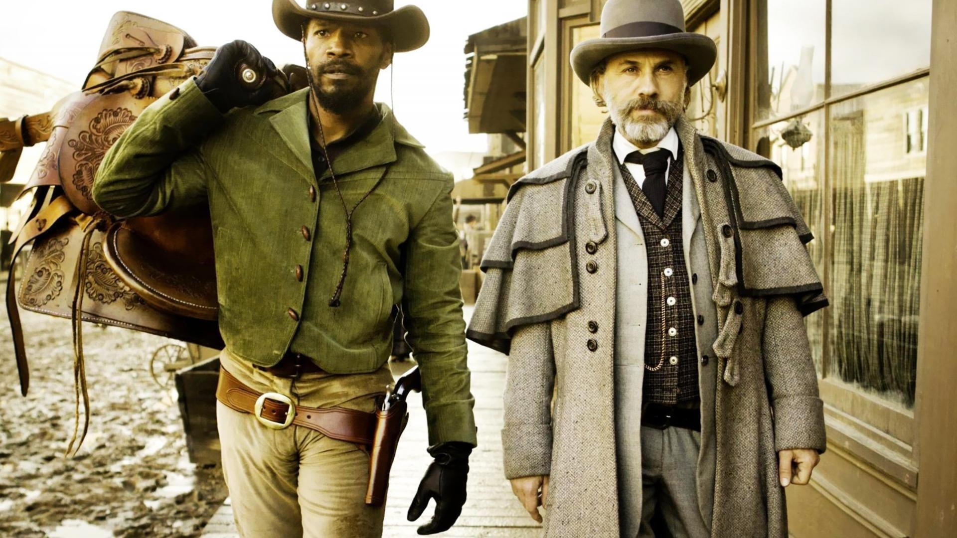 1920x1080 Movies actors jamie foxx christoph waltz django unchained, Desktop