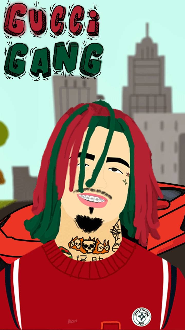 720x1280 Lil pump- gucci gang Wallpaper, Phone