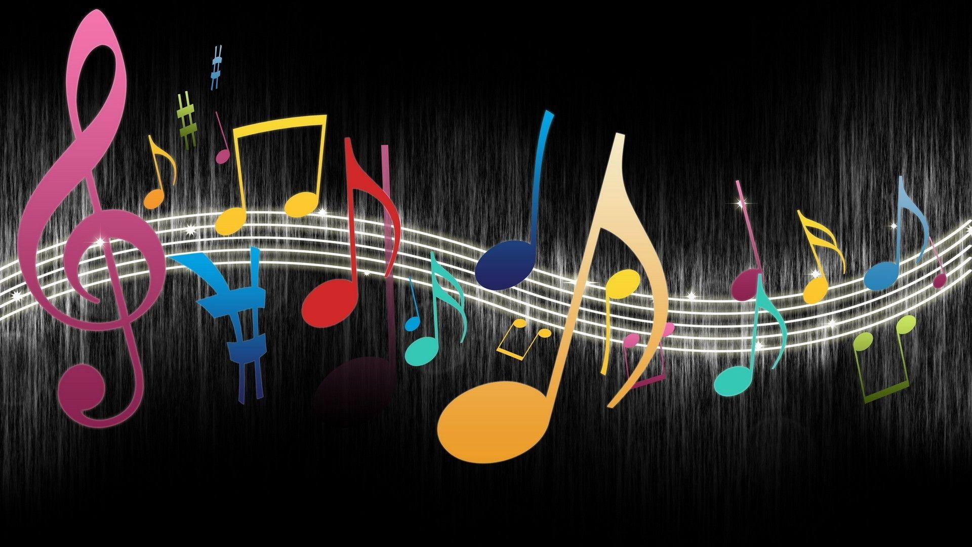 1920x1080 Music Notes Wallpaper High Quality, Desktop