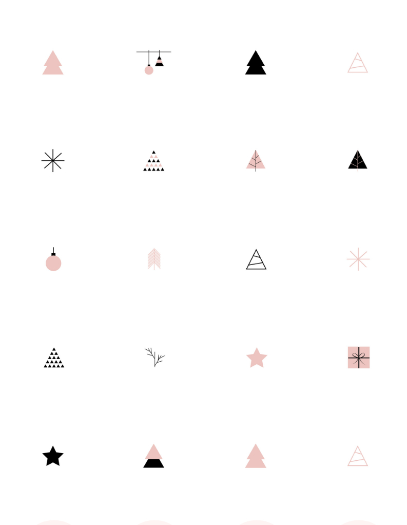 800x1030 Christmas Instagram Story Highlight Icon Covers Black & Pink for Social Media Kit Winter Christmas Holiday Season Illustrations. Instagram story, Media kit, Media kit, Phone