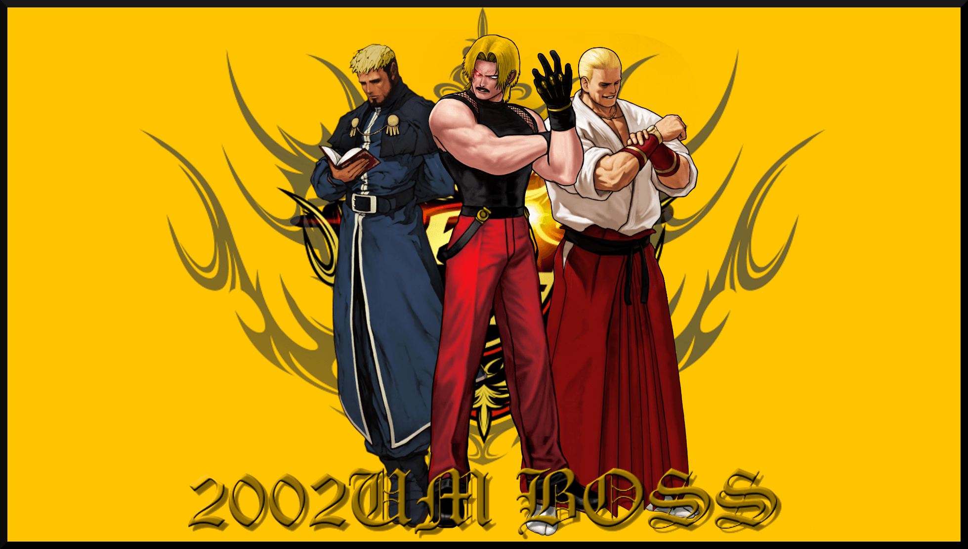 1960x1110 KOF 2002UM Boss Team, Desktop