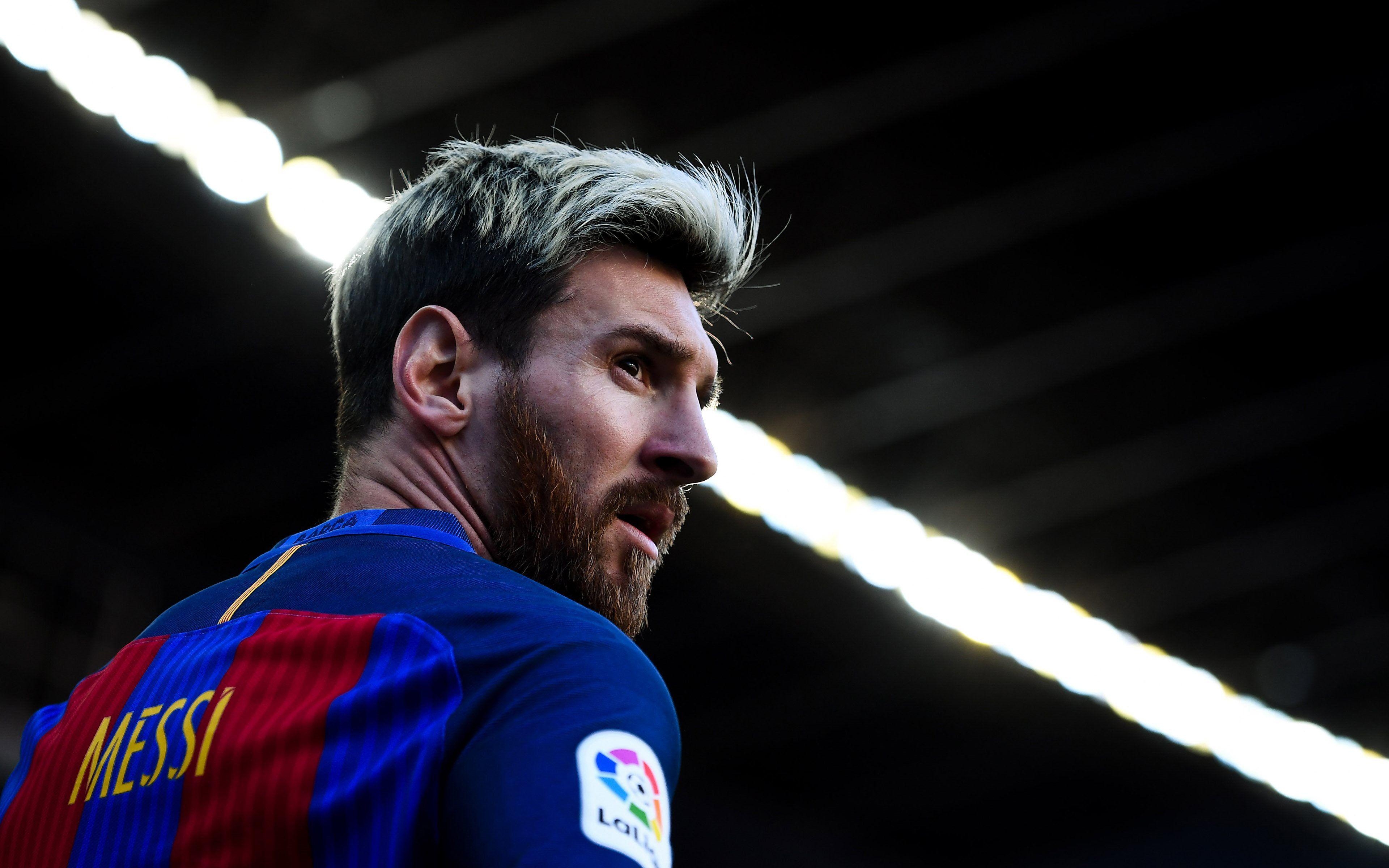 3840x2400 Download 4k wallpaper Lionel Messi, soccer, football stars, Desktop