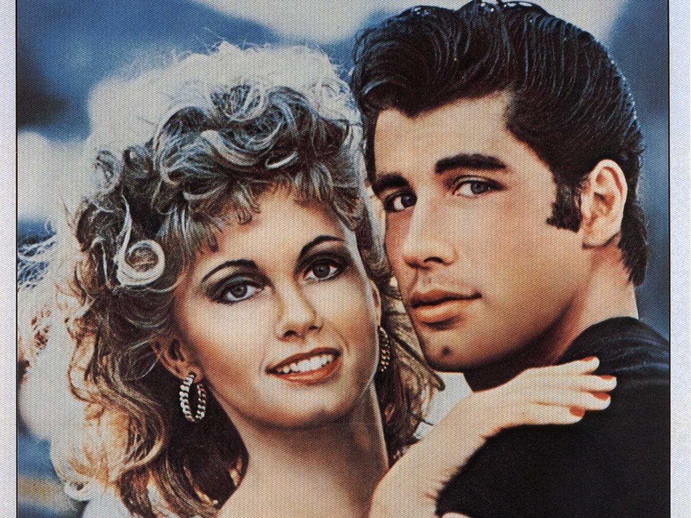 1360x1020 Grease Drawings Danny And Sandy, Desktop