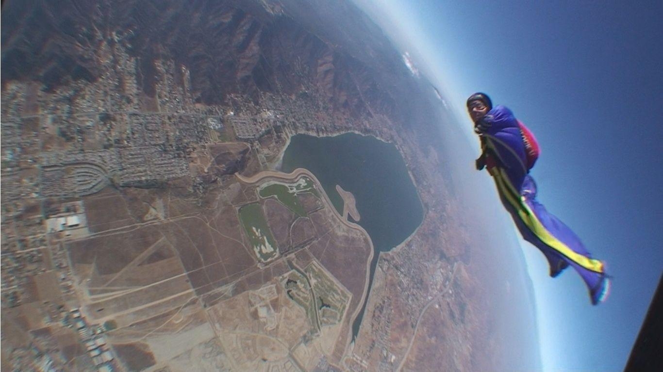 1370x770 Wingsuit Wallpaper HD, Desktop