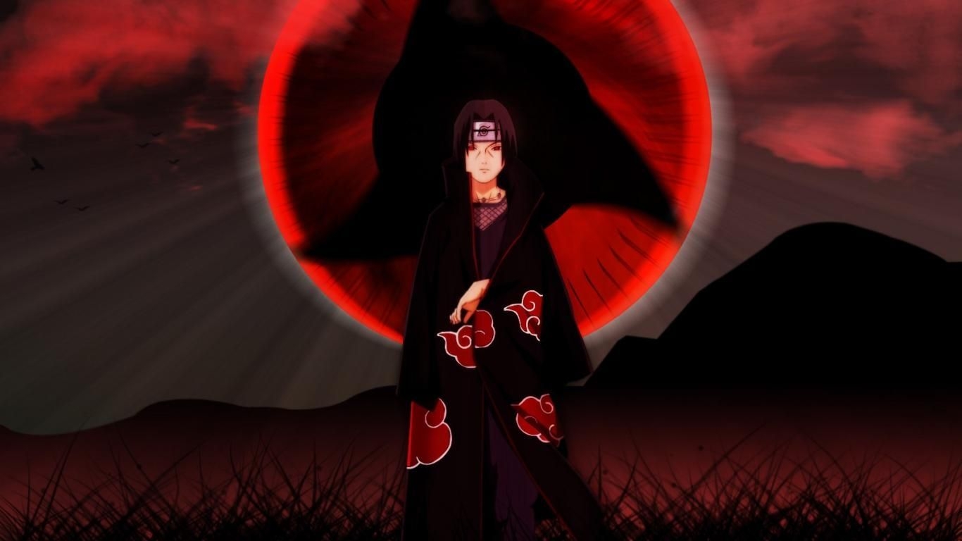 1370x770 naruto akatsuki sharingan HD wallpaper - Desktop, Desktop