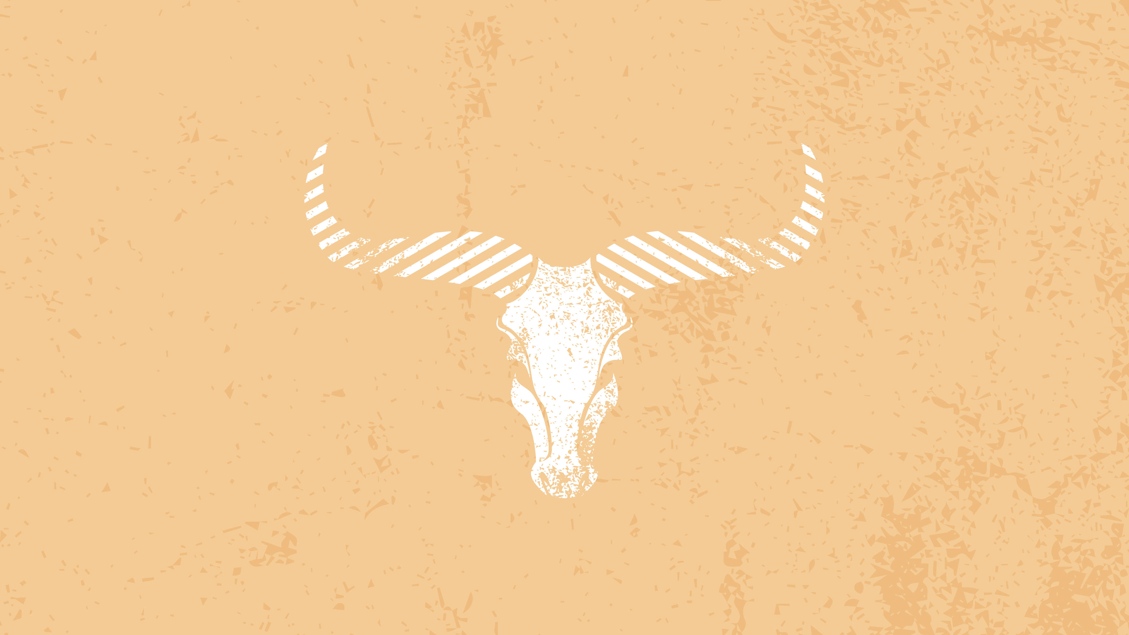 3840x2160 Download Minimalist Western Bull, Desktop