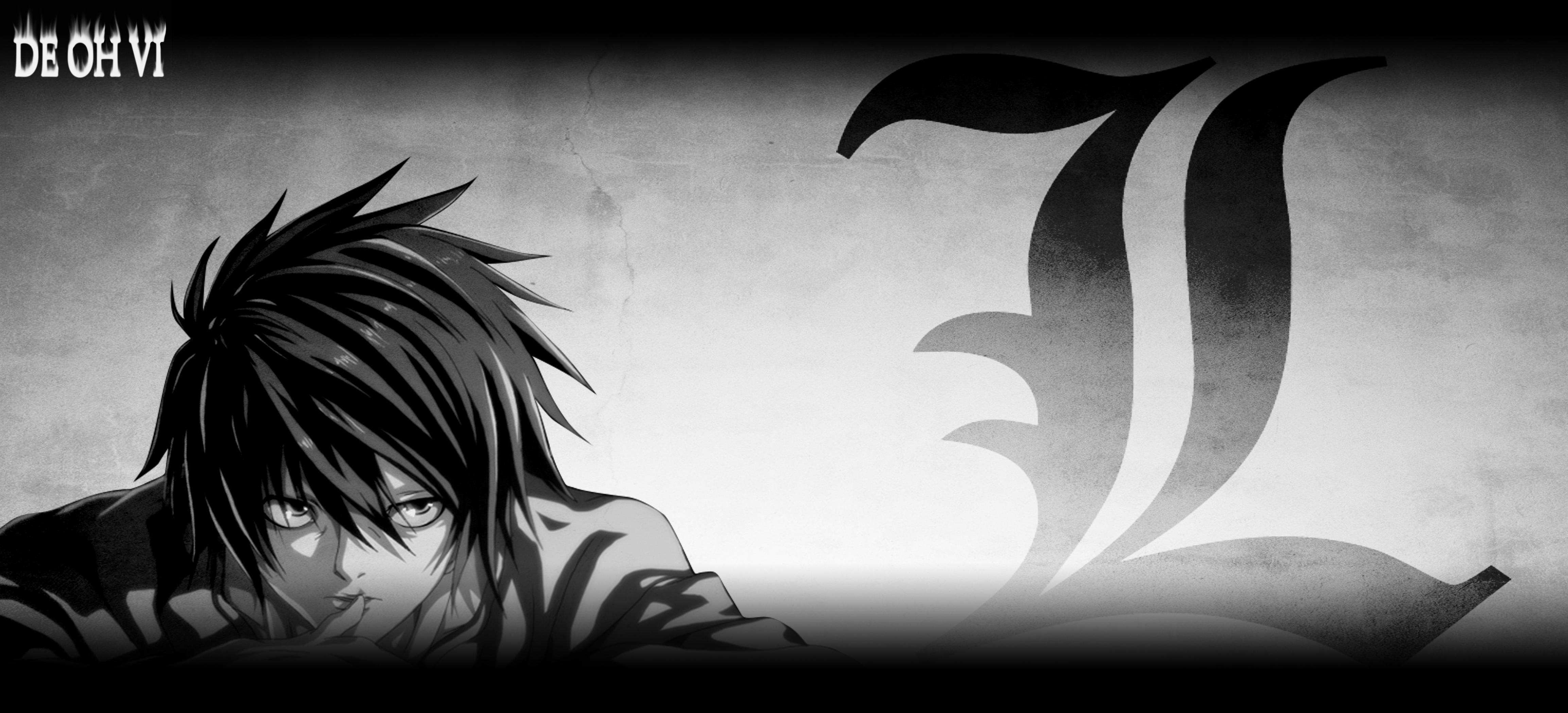 4620x2100 L image L Lawliet (Death Note) HD wallpaper and background photo, Dual Screen