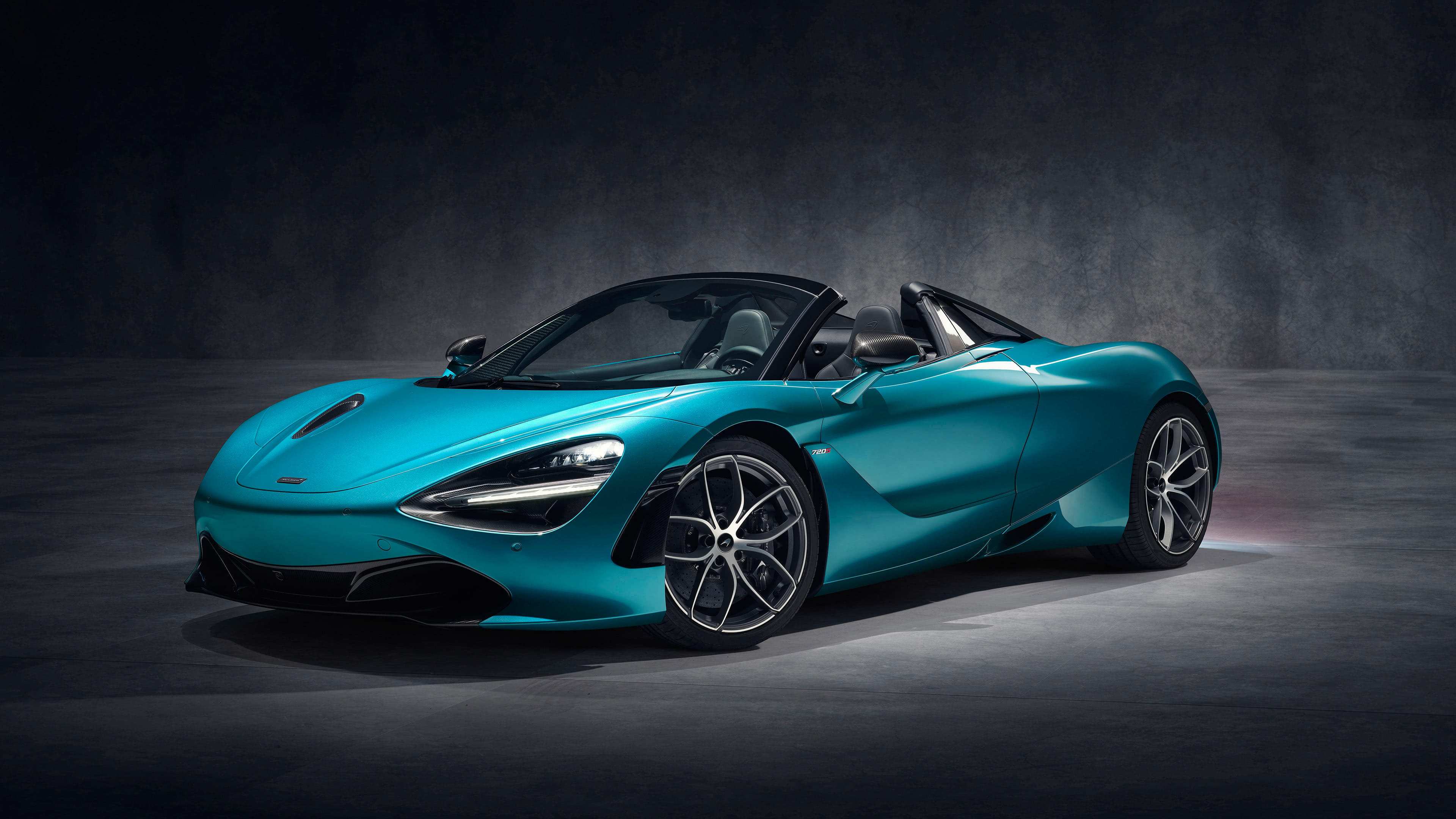 3840x2160 McLaren 720S Spider Blue UHD 4K Wallpaper, Desktop