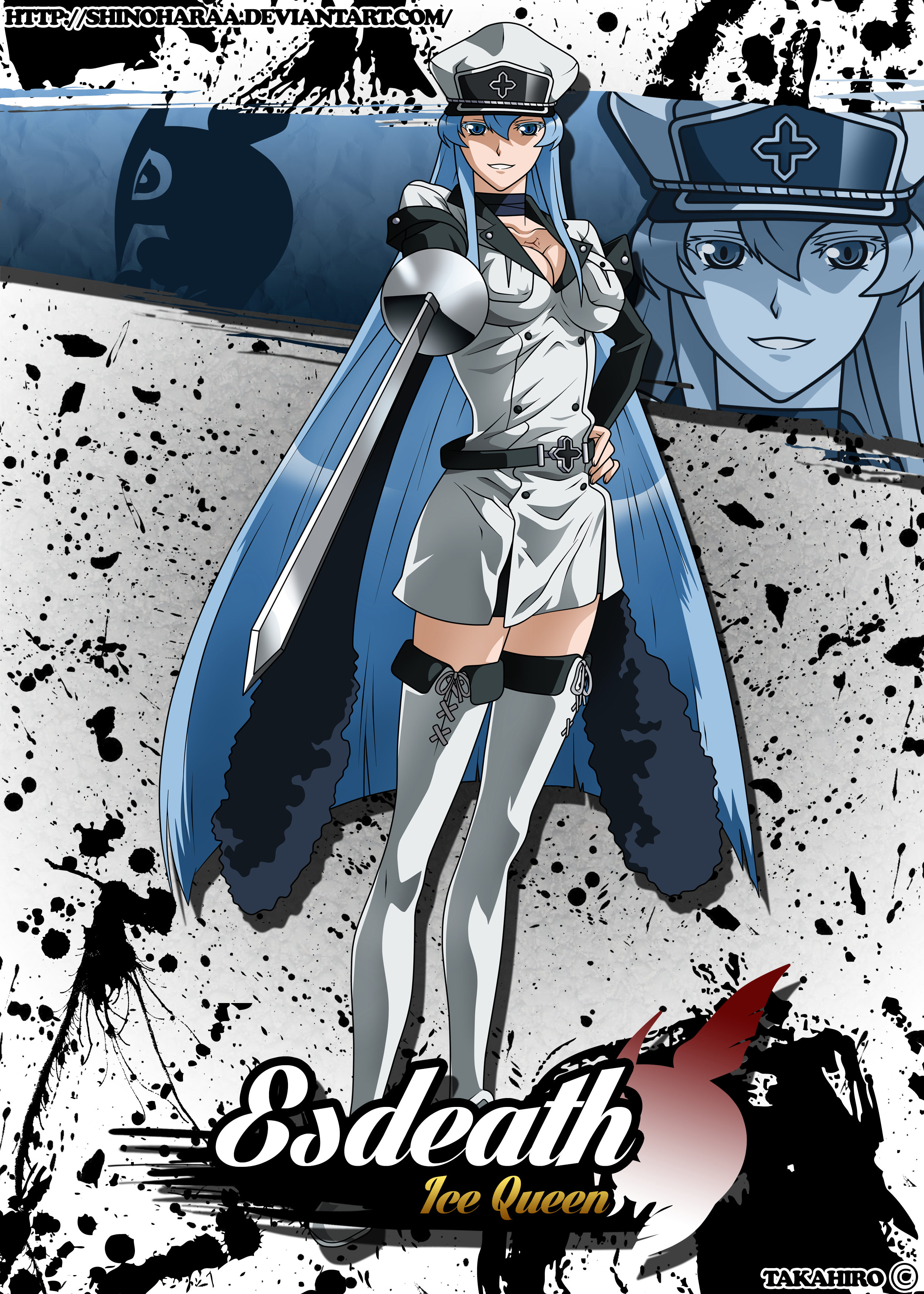 2500x3500 Wallpaper, Esdeath, Akame ga Kill, Phone