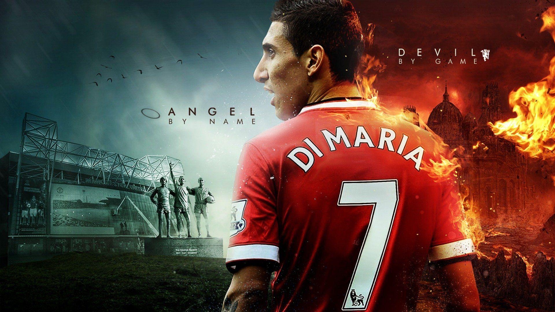 1920x1080 di maria di maria manchester united manchester united mu, Desktop