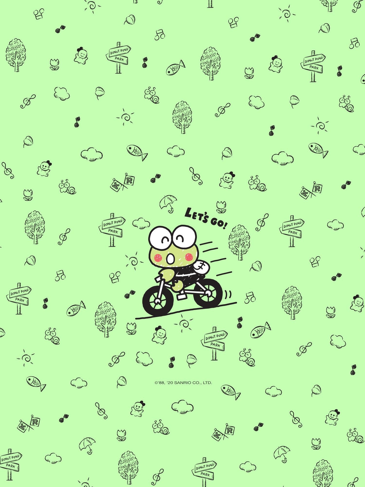 1500x2000 Keroppi Wallpaper, Phone