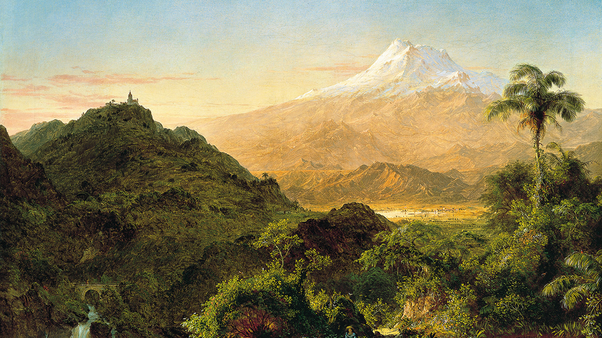 1920x1080 Image Frederic Edwin Church, South American Landscape, Desktop