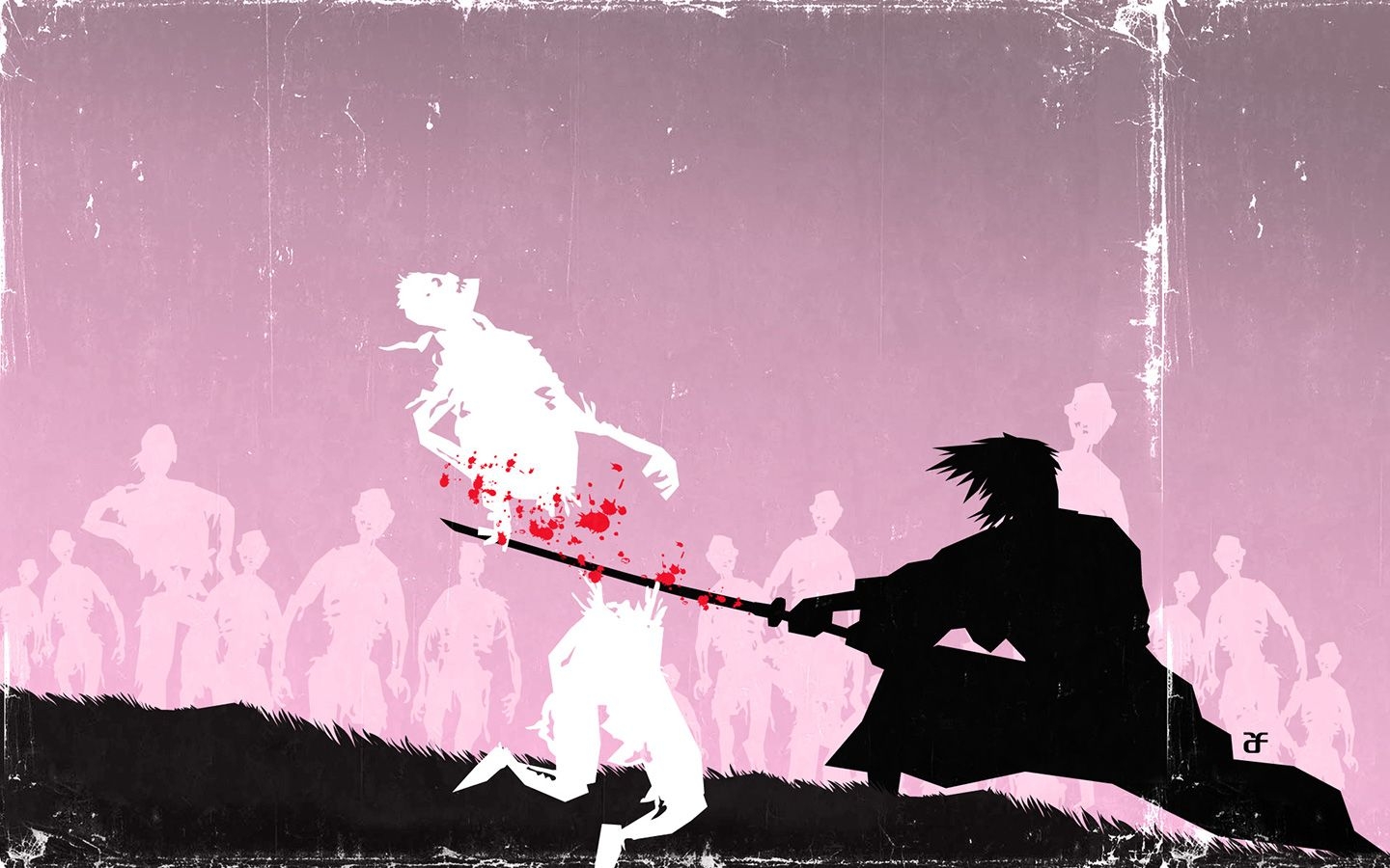 1440x900 Samurai vs. Zombies Arts Wallpaper, Desktop