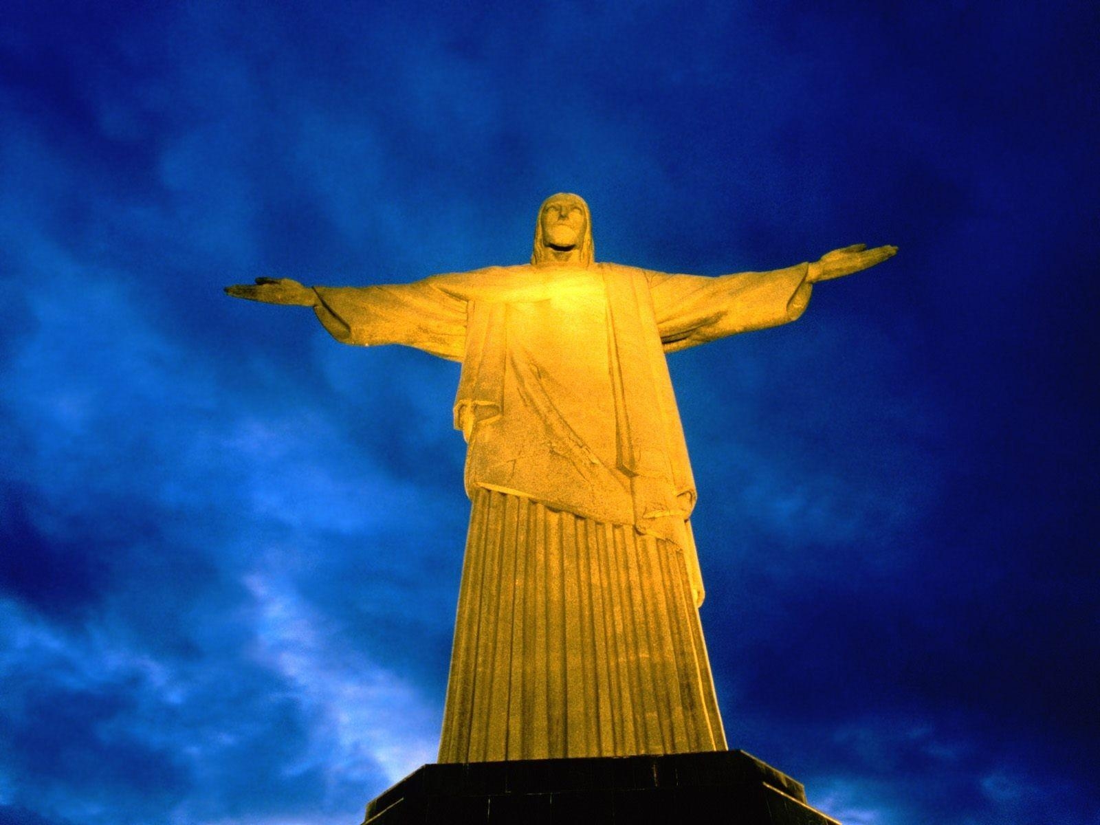 1600x1200 Brazil Rio De Janeiro statues Cristo Redentor Christ the Redeemer, Desktop