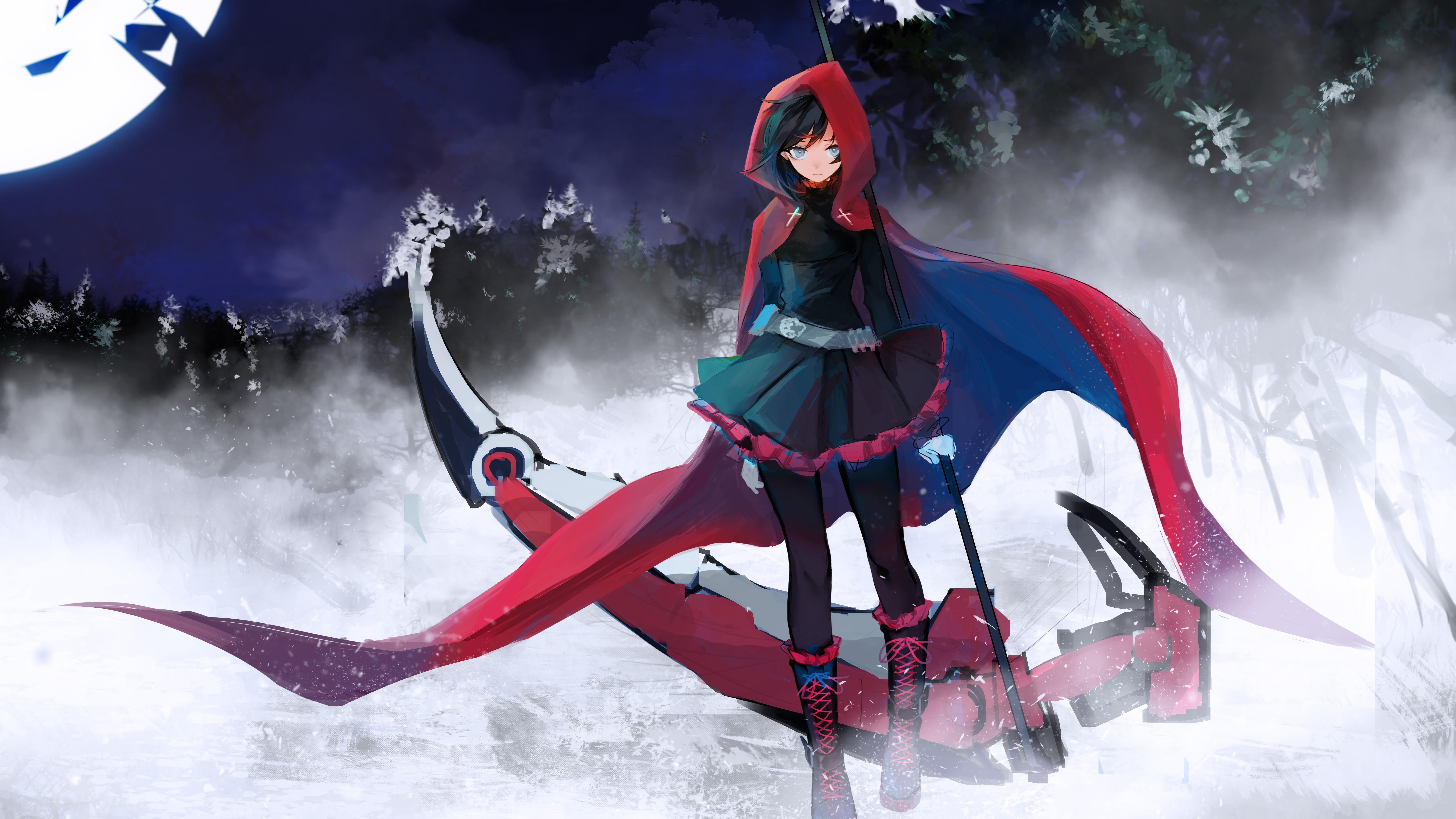 7680x4320 Ruby Rose In Rwby 8k Y5 Wallpaper Ruby Rose, Desktop