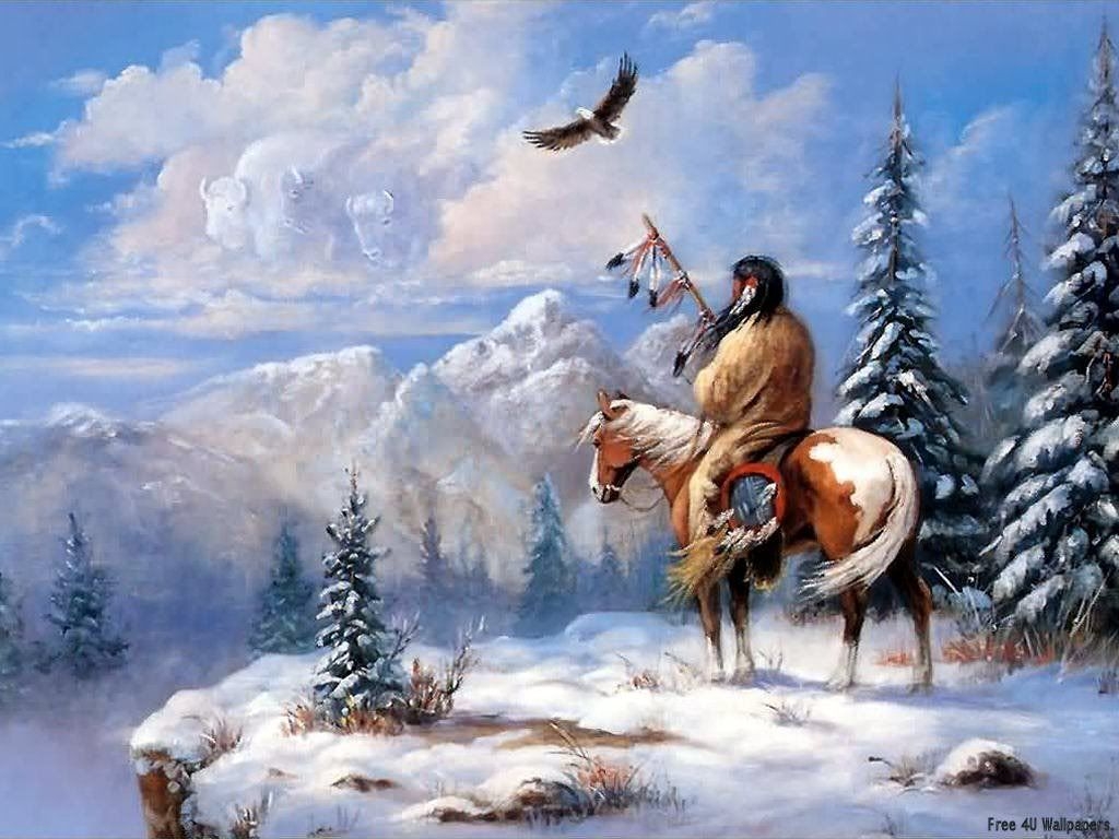 1030x770 Native American Winter Wallpaper 2020, Desktop