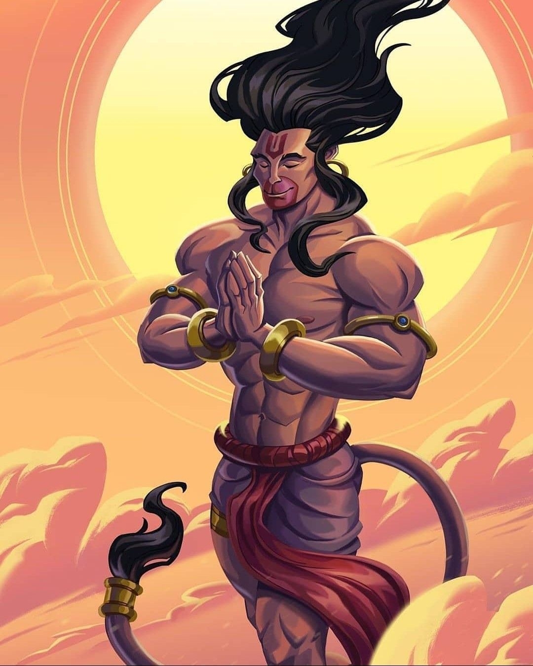 1080x1350 Monkey god. Hanuman wallpaper, Lord hanuman wallpaper, Hanuman, Phone