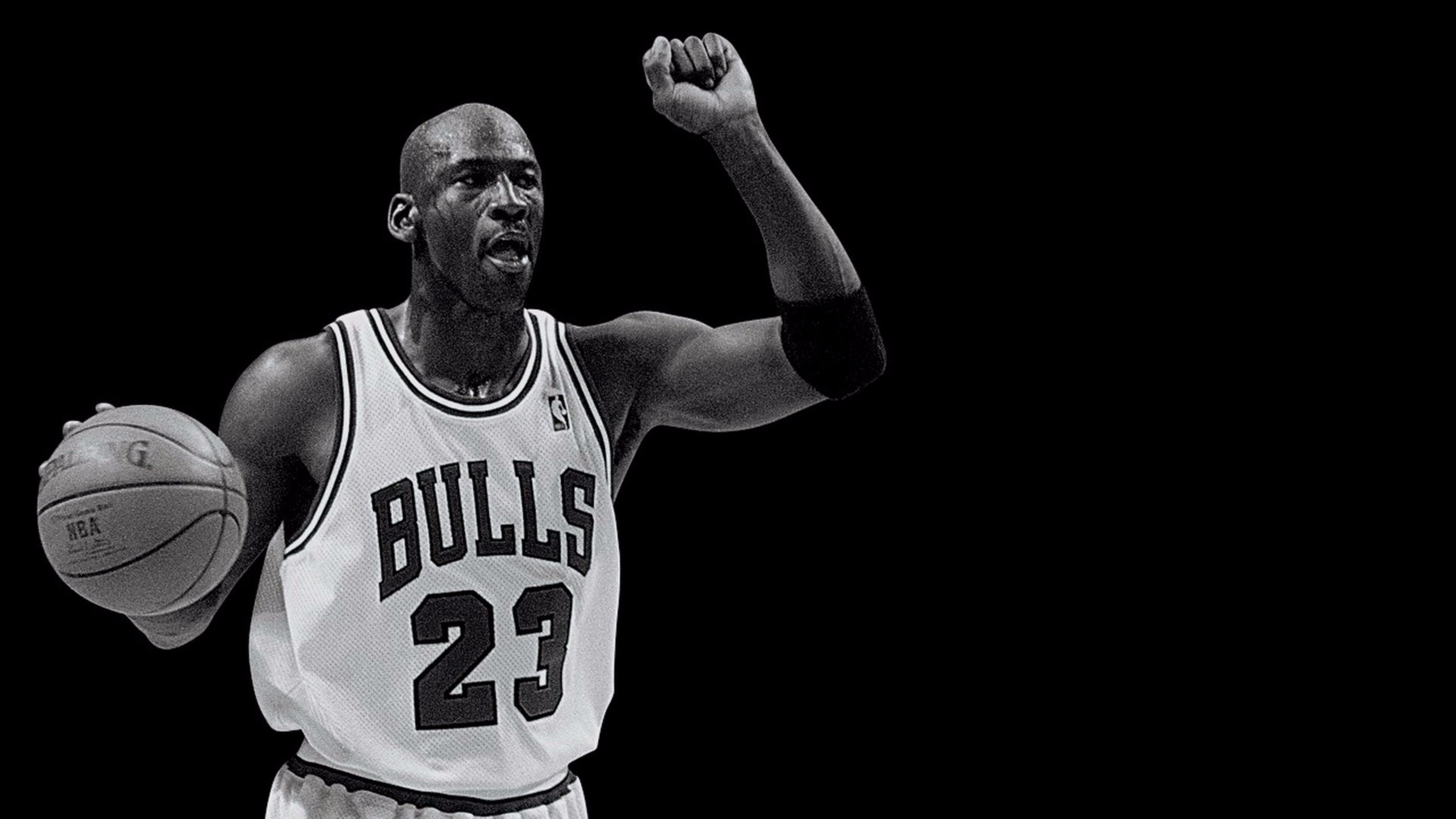 3840x2160 New Black and White Michael Jordan 4K Wallpaper, Desktop