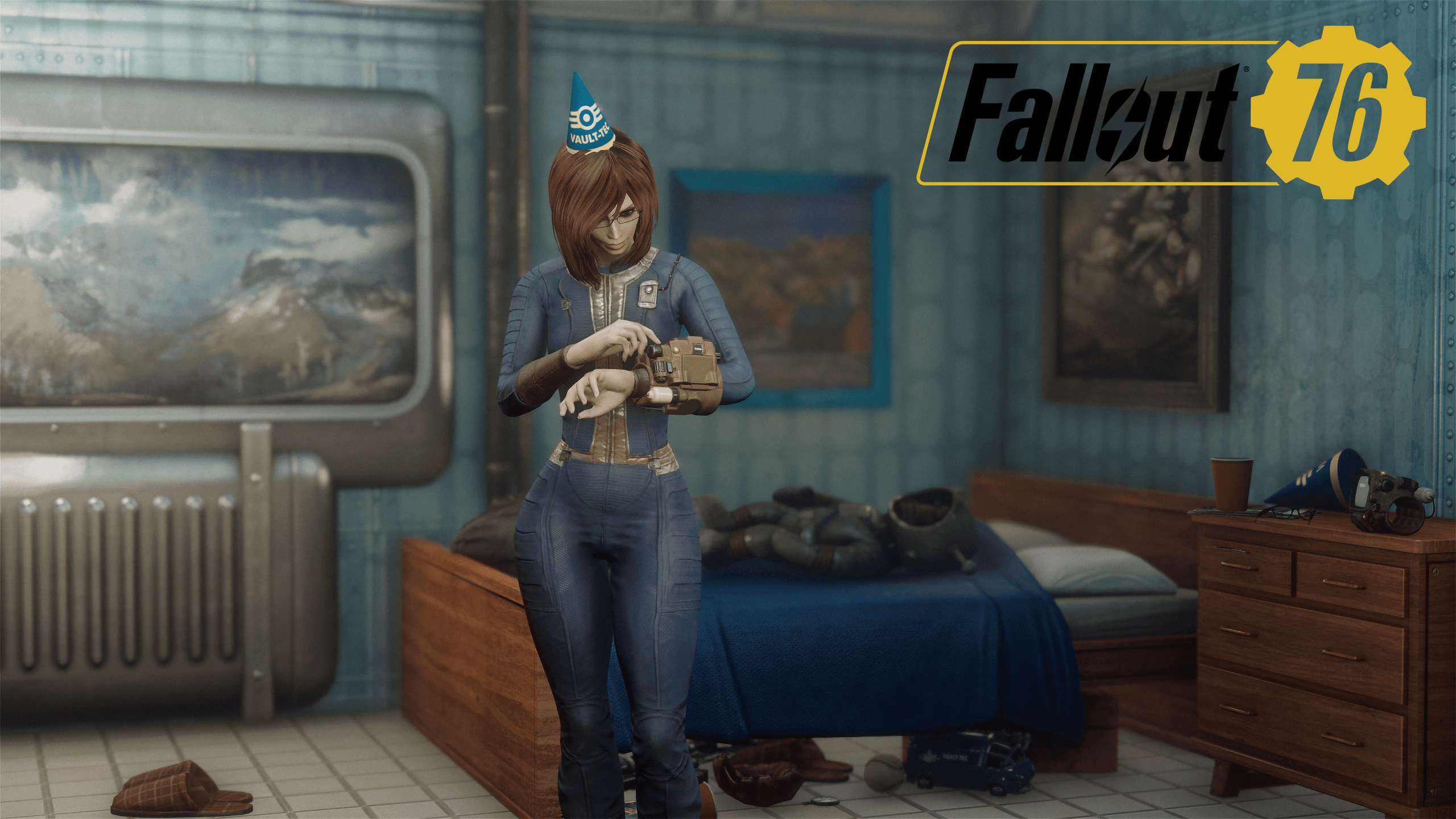 2560x1440 Party at Vault 76 at Fallout 4 Nexus and community, Desktop