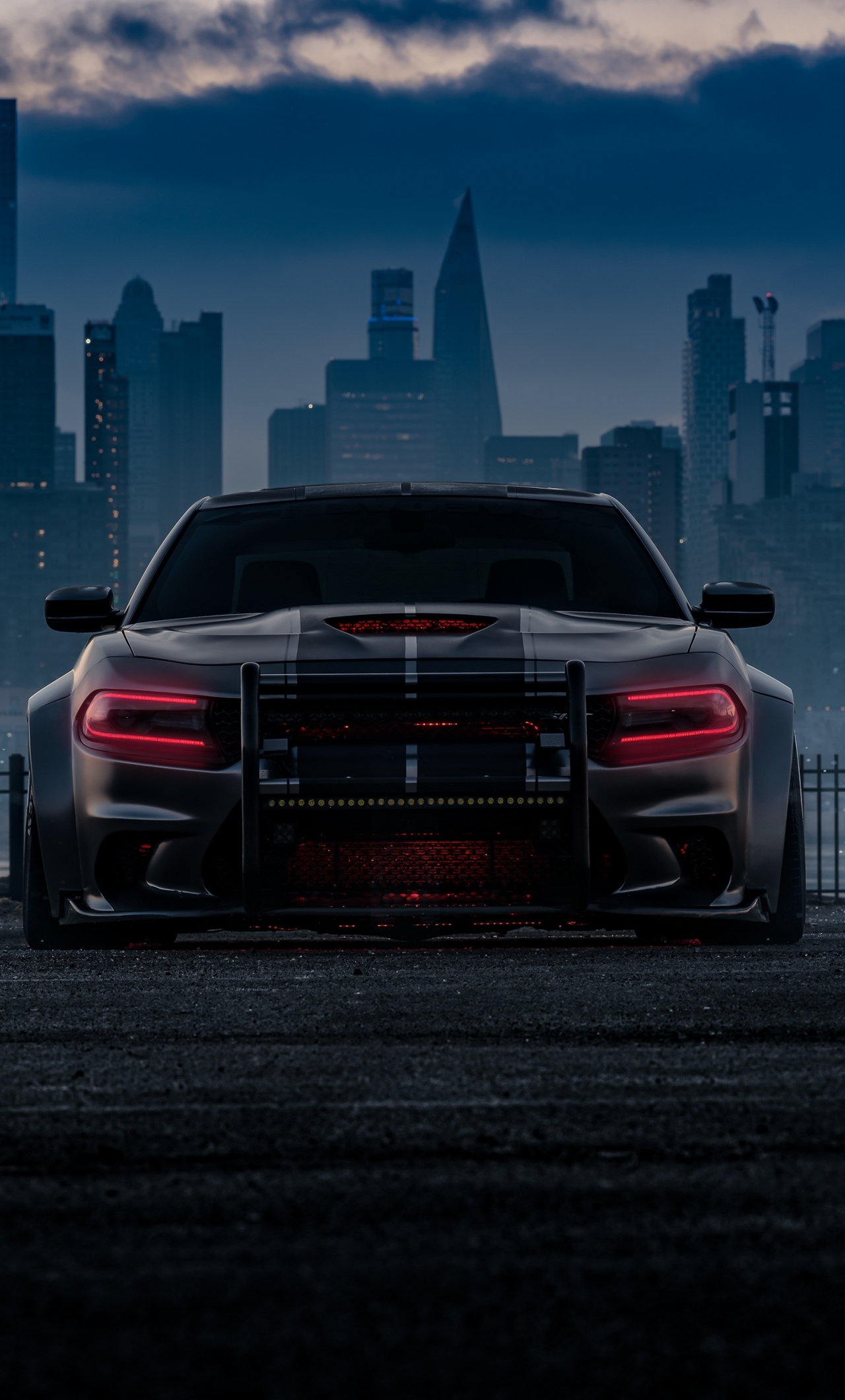 1280x2120 Download  wallpaper dodge charger srt hellcat enforcer, artwork, iphone 6 plus,  HD image, background, 26186, Phone