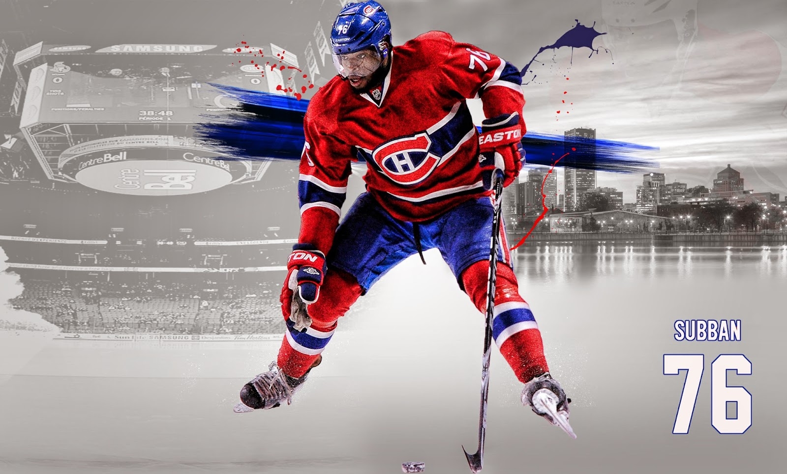 1600x970 pk subban wallpaper, hockey, ice hockey, stick and ball games, bandy, ice hockey equipment, Desktop