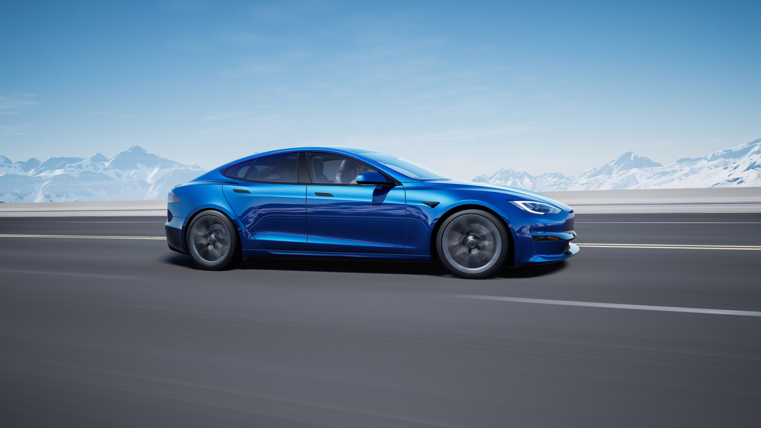 2560x1440 Tesla Model S Plaid Wallpaper, Desktop