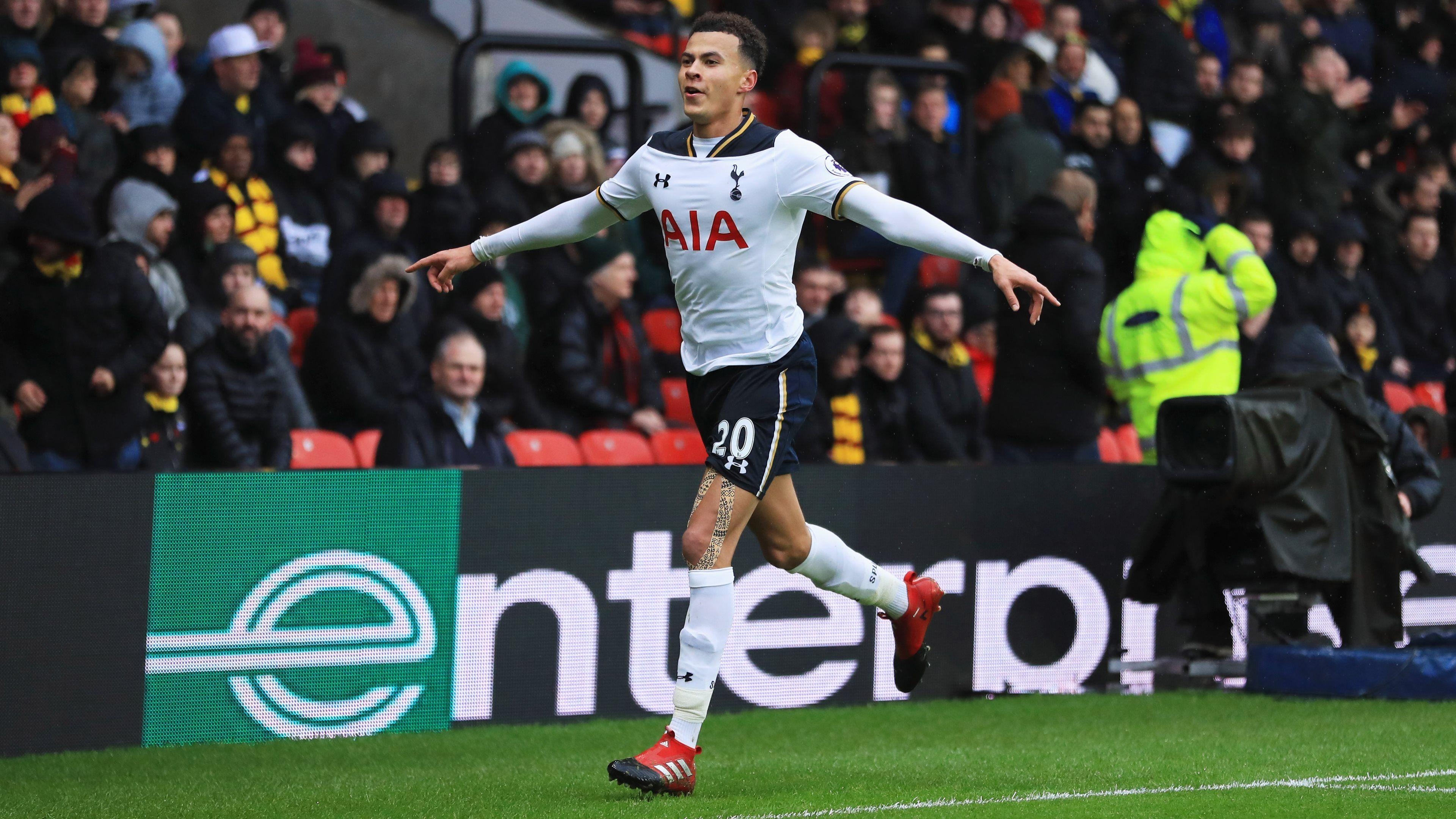 3840x2160 Download 4k wallpaper Dele Alli, footballers, Premier League, Desktop