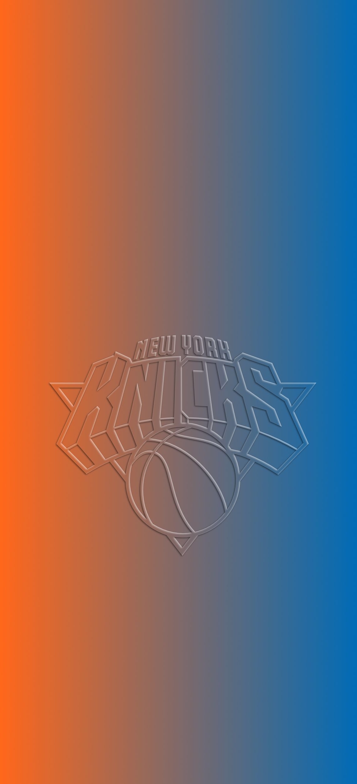 1140x2500 NBA Basketball Team New York Knicks 3D phone Wallpaper, Phone