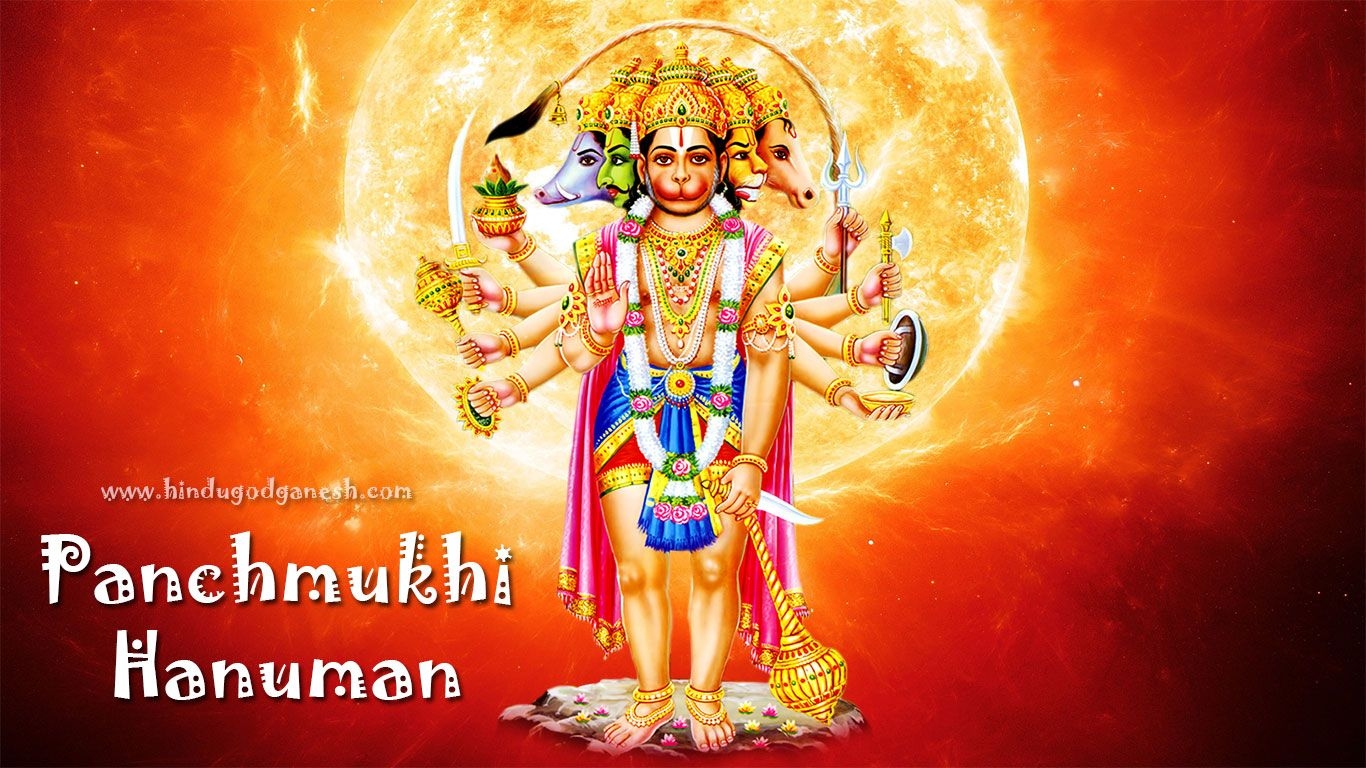 1370x770 Panchmukhi Hanuman Wallpaper Full Size Hanuman Full HD HD Wallpaper, Desktop