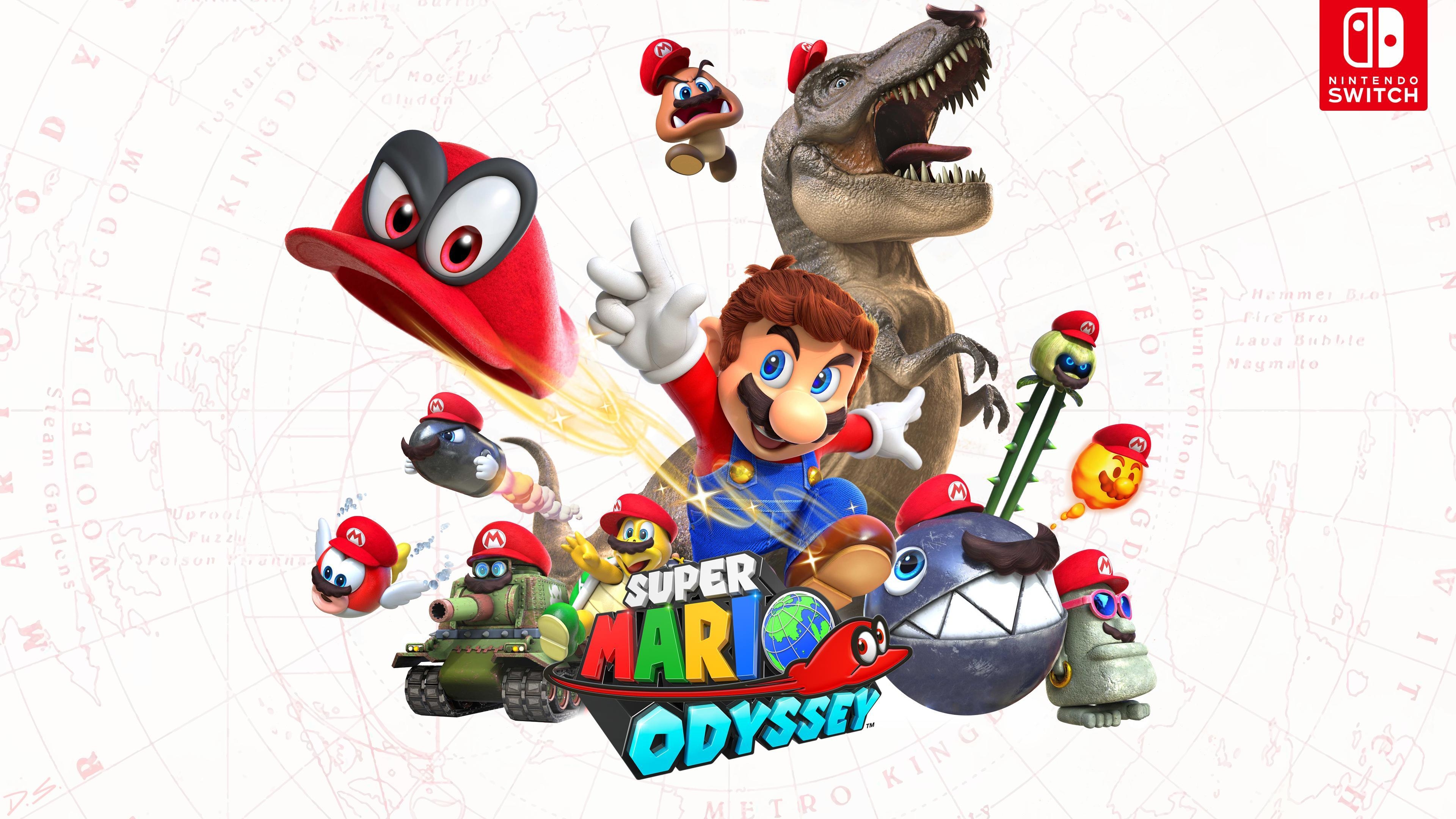 3840x2160 Wallpaper I made for Super Mario Odyssey, Desktop