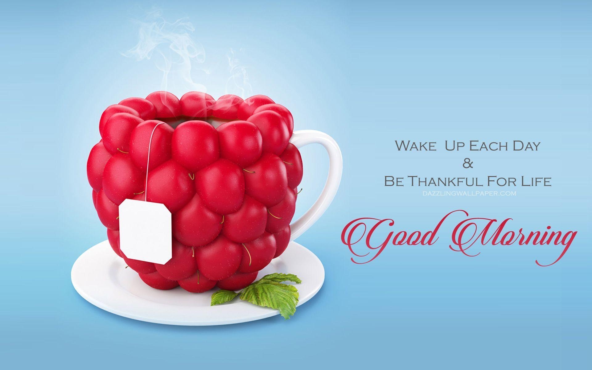 1920x1200 Good Morning wishes With Tea HD Wallpaper Good Morning, Have a nice, Desktop