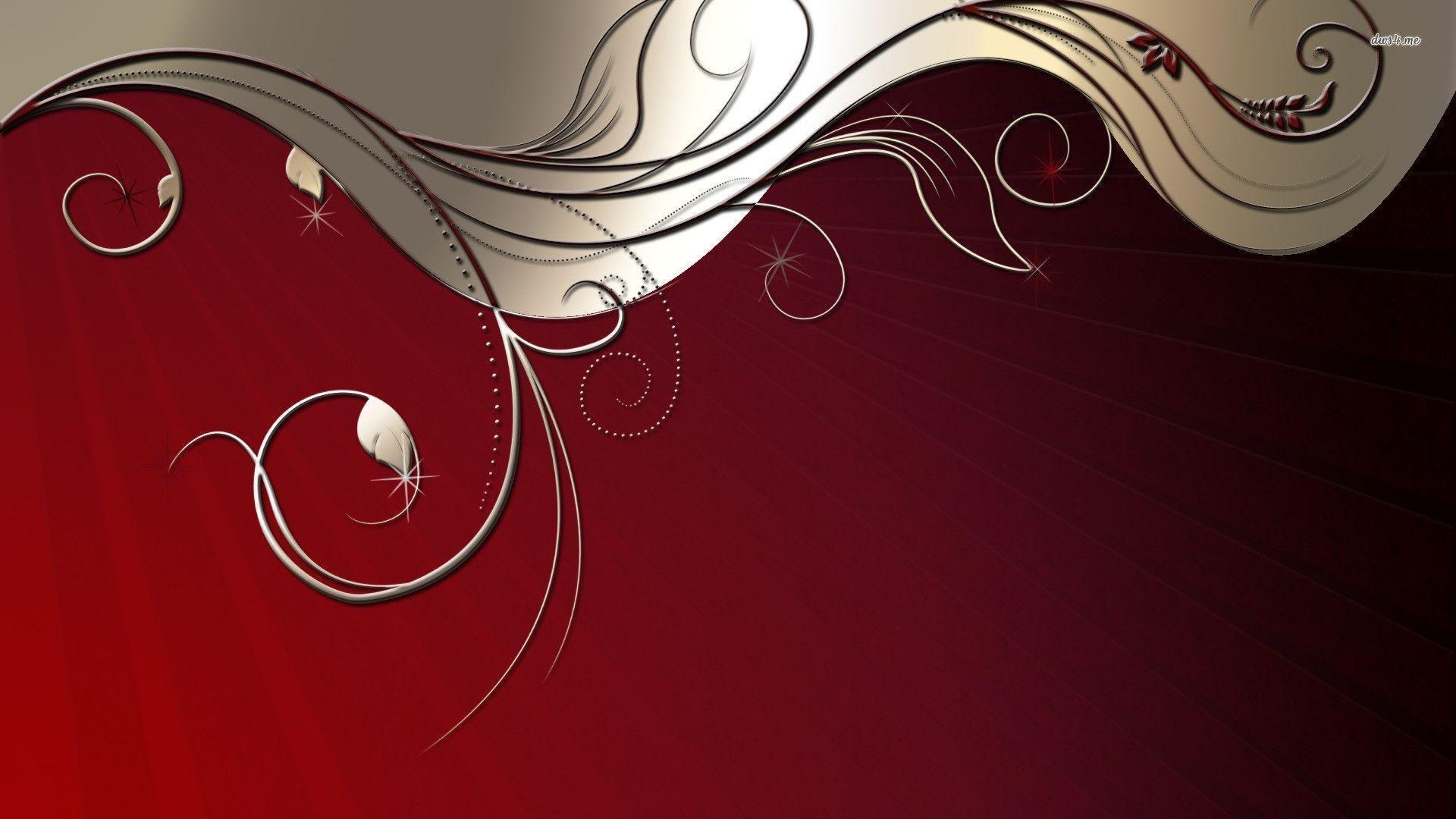 1920x1080 1953 Red Swirls, Desktop