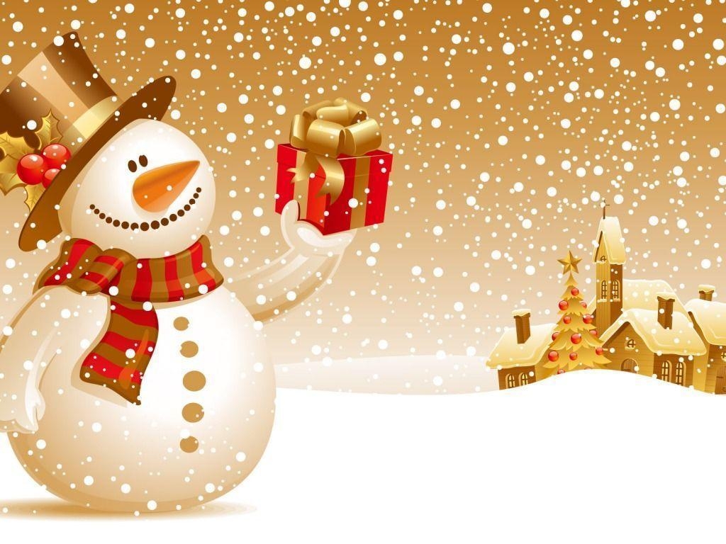 1030x770 Gift Snowman Wallpaper, Winter Wallpaper, HD phone wallpaper, Desktop