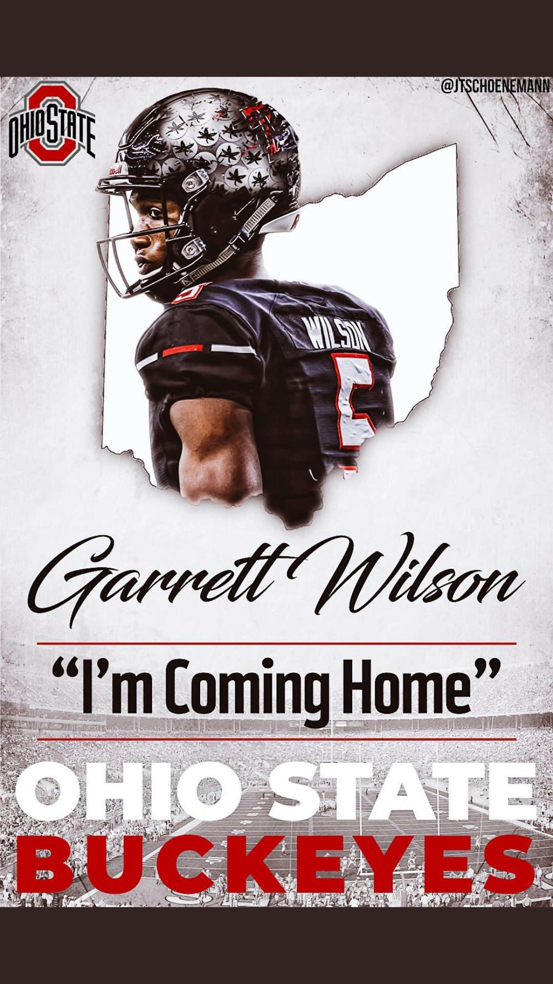 1080x1920 5 Star WR Garrett Wilson Commits To Ohio State, Phone